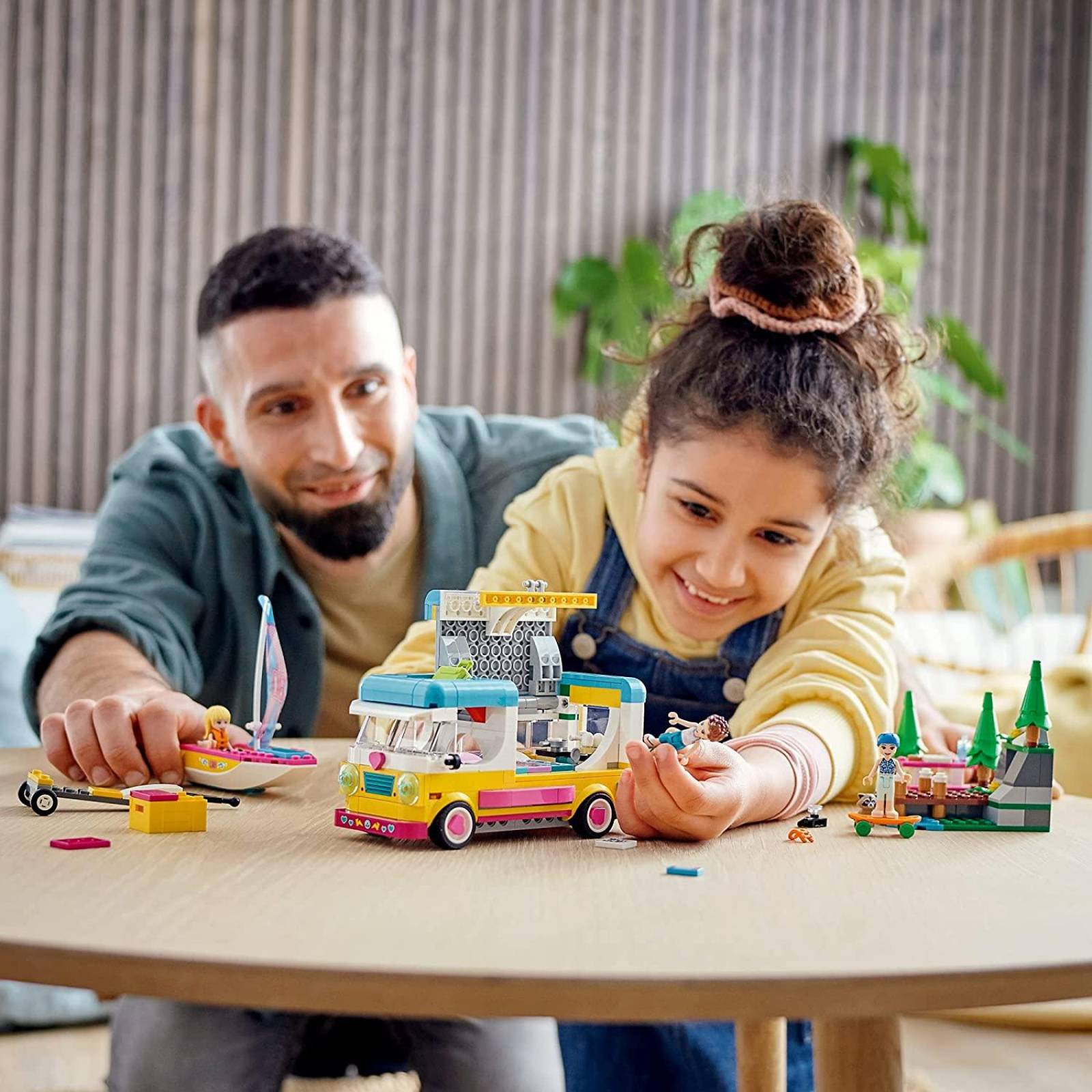 LEGO Friends Forest Camper Van and Sailboat 41681 