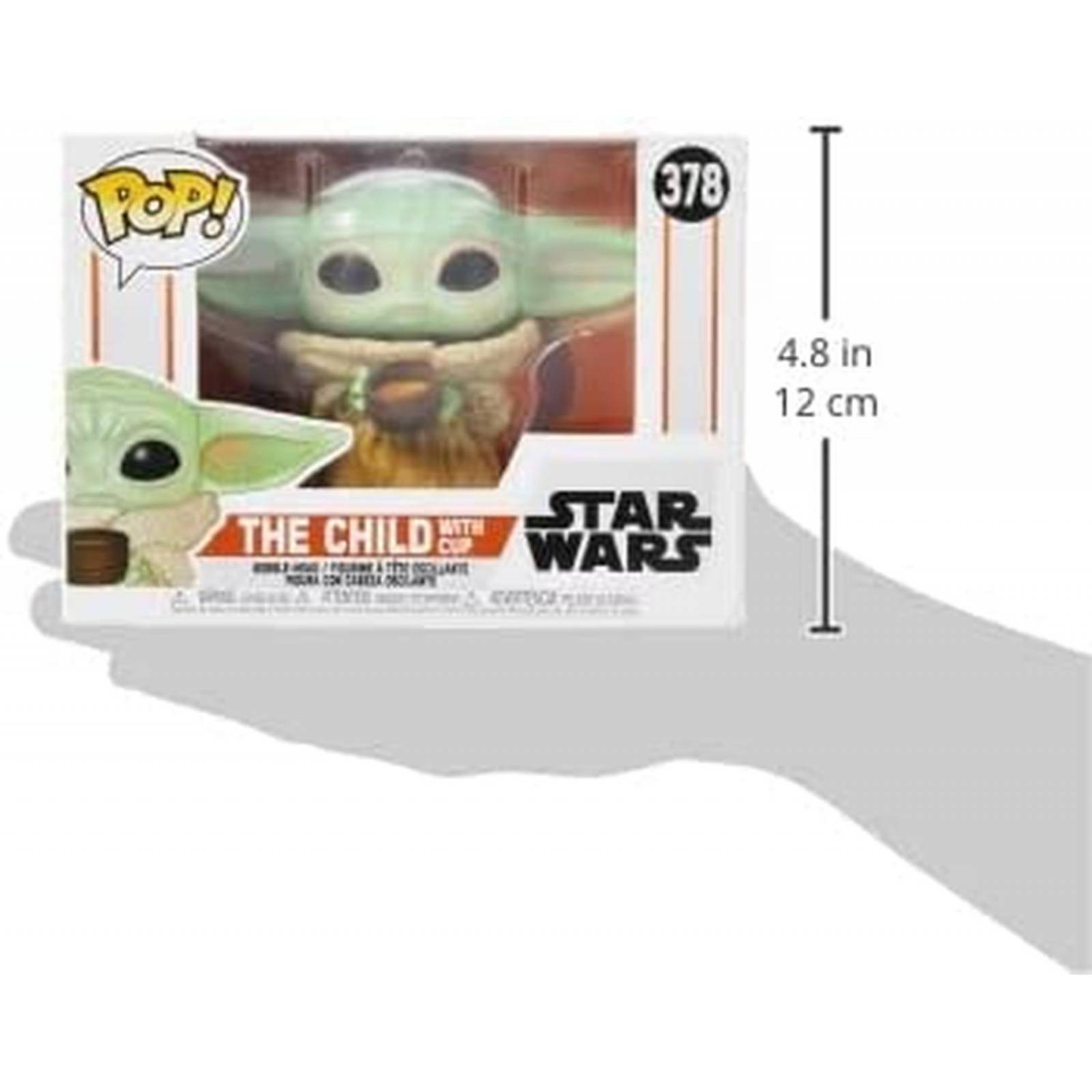 Funko Pop! Star Wars: The Mandalorian - The Child (Grogu) with Cup (cabeza oscilante) #378 