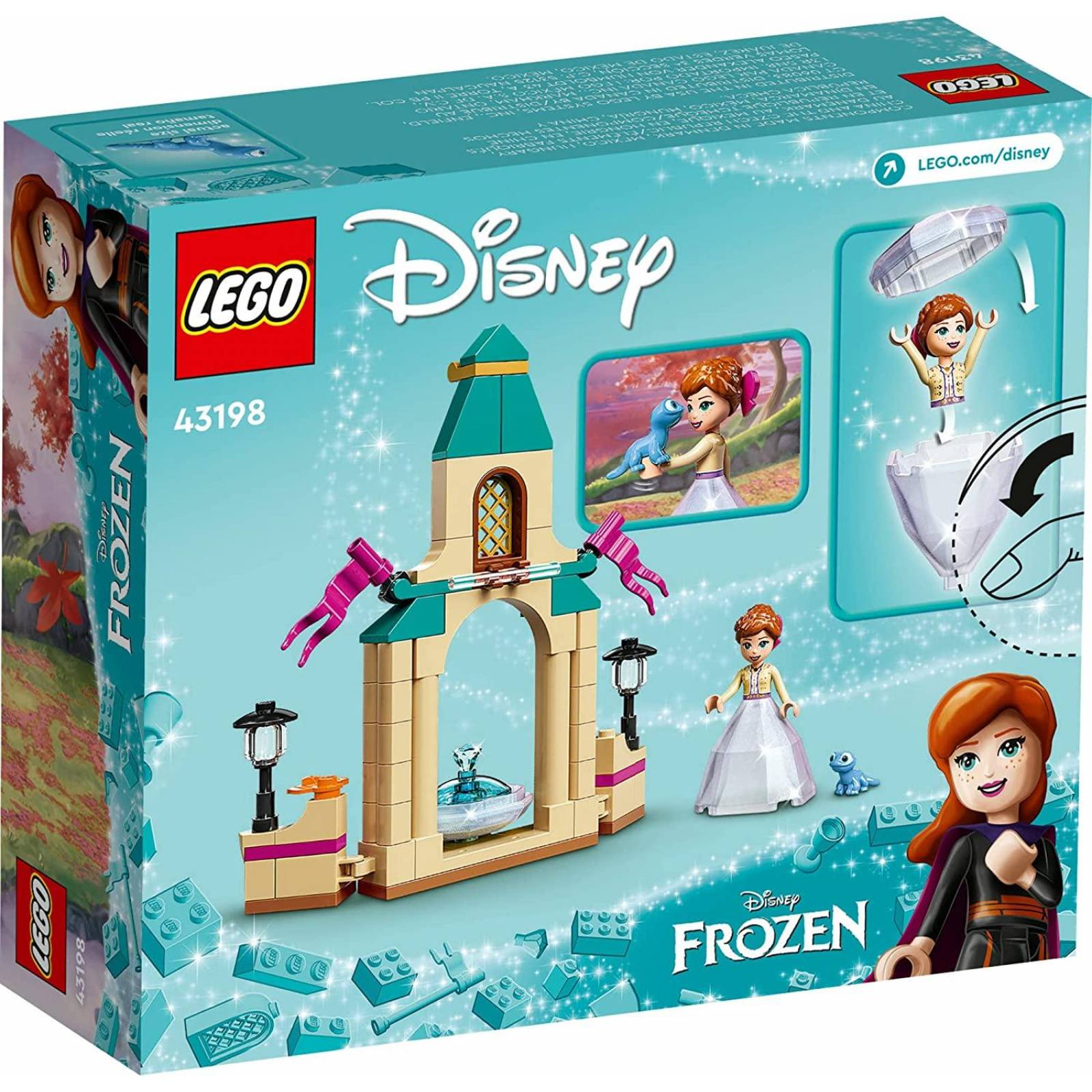 LEGO Disney Frozen, Patio del Castillo Princesa Ana 43198
