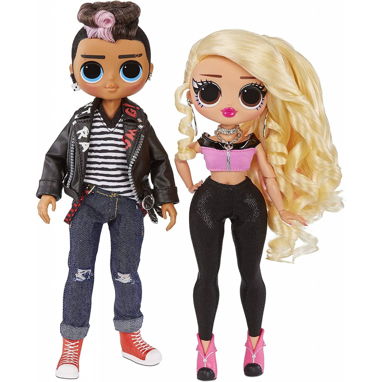 LOL Surprise OMG Movie Magic Fashion 2-Pack Tough Dude & Pink Chick 