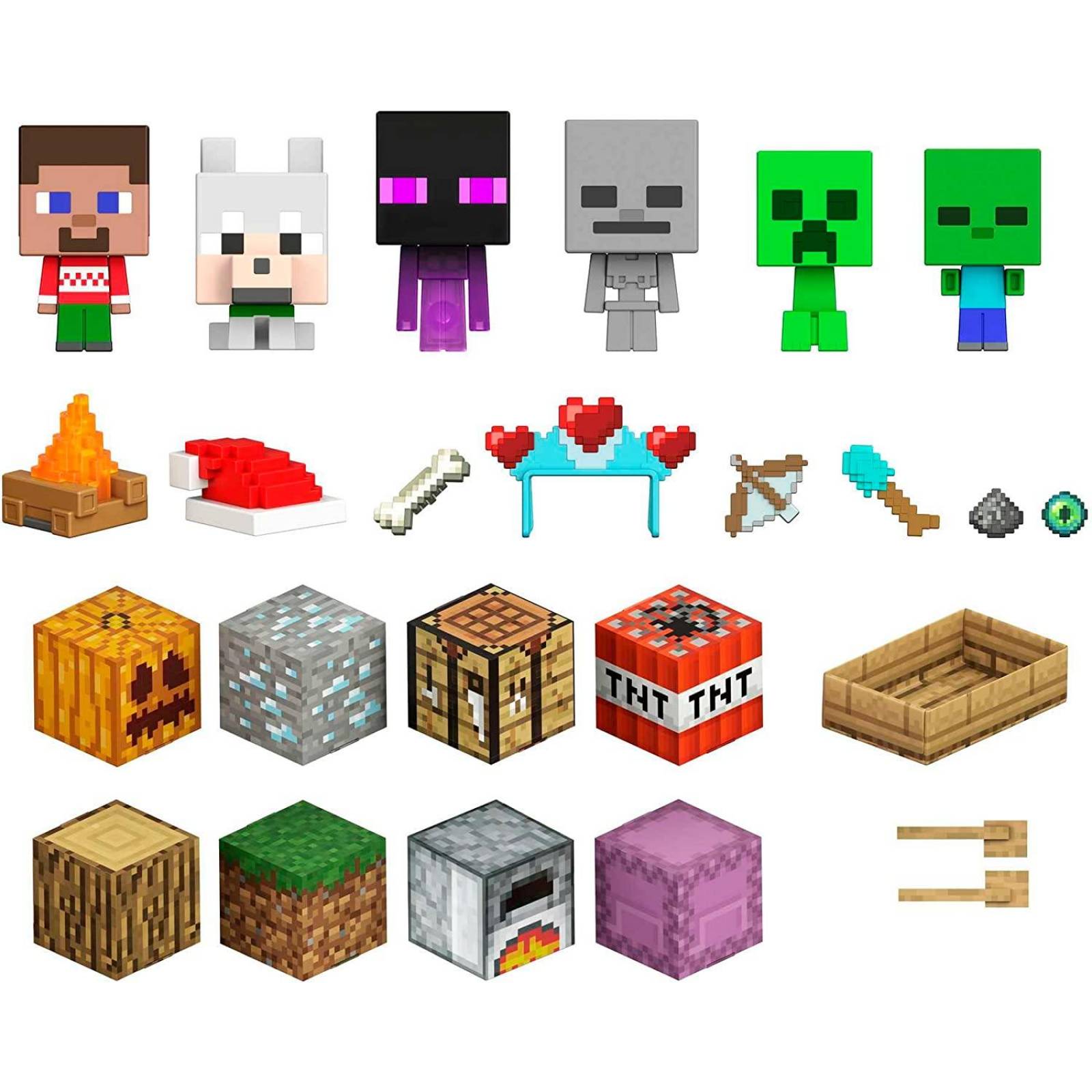 Minecraft Mob Head Minis Calendario de Adviento 