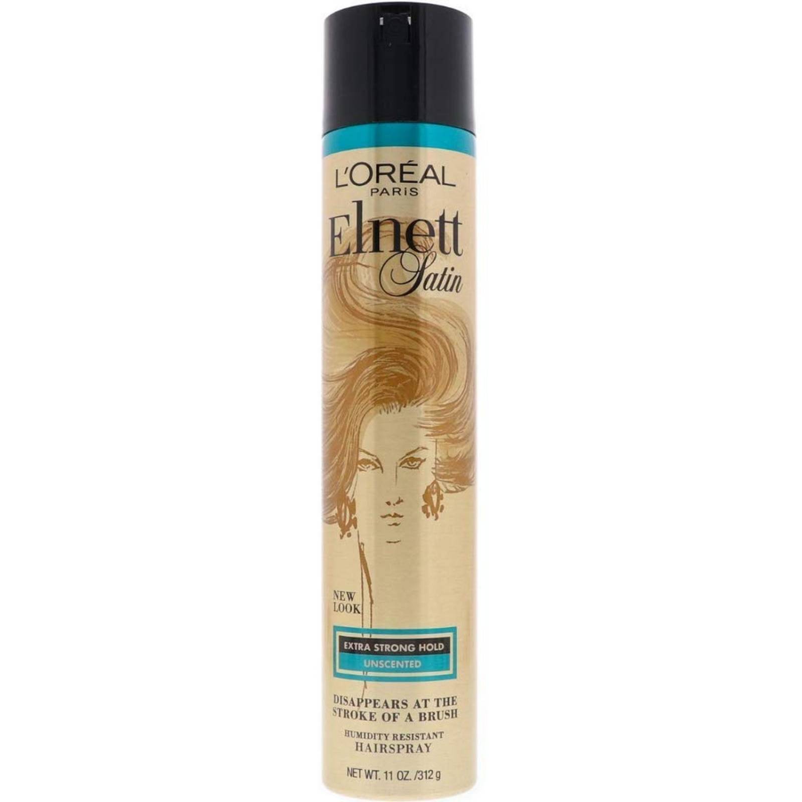 L'Oreal Paris Elnett Satin Hairspray Fijacdor para el cabello extra fuerte .11 oz 