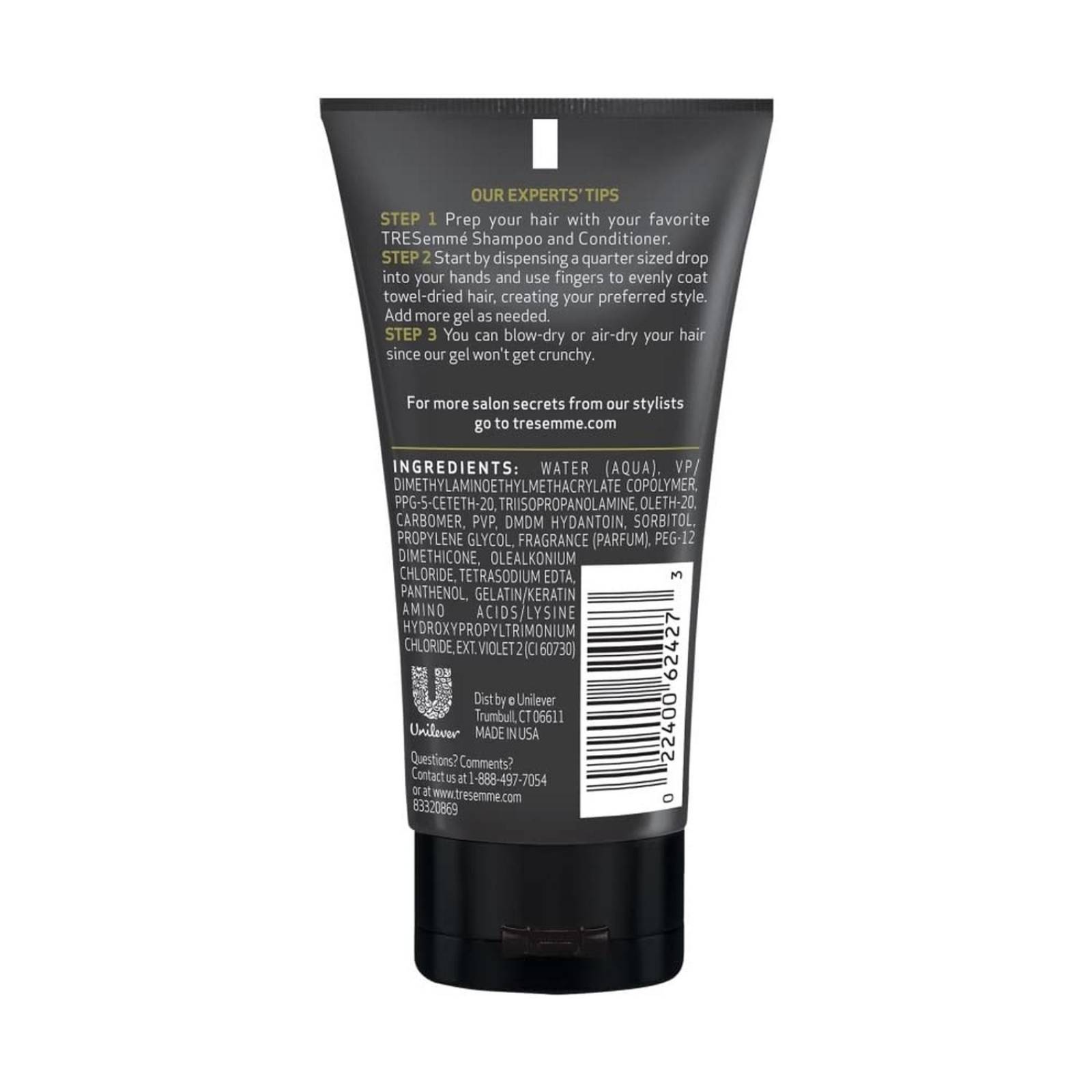 Tresemme Gel Control extra firme #4. Gel para el cabello. 2 oz 