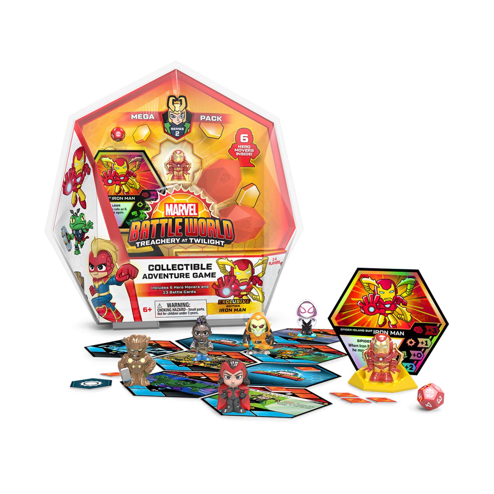 Funko Marvel Battleworld: S2 Mega Pack - Iron Man (Spider-Island Suit) Figuras de accion 