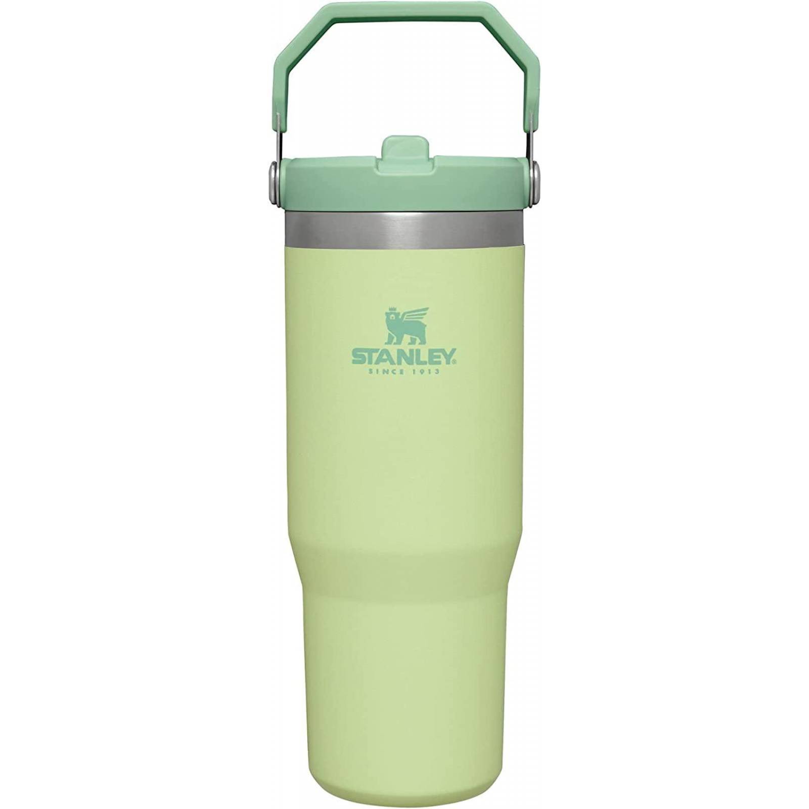 Stanley IceFlow Flip Straw Tumbler 30 OZ, CITRON. Vaso de acero inoxidable con pajilla 