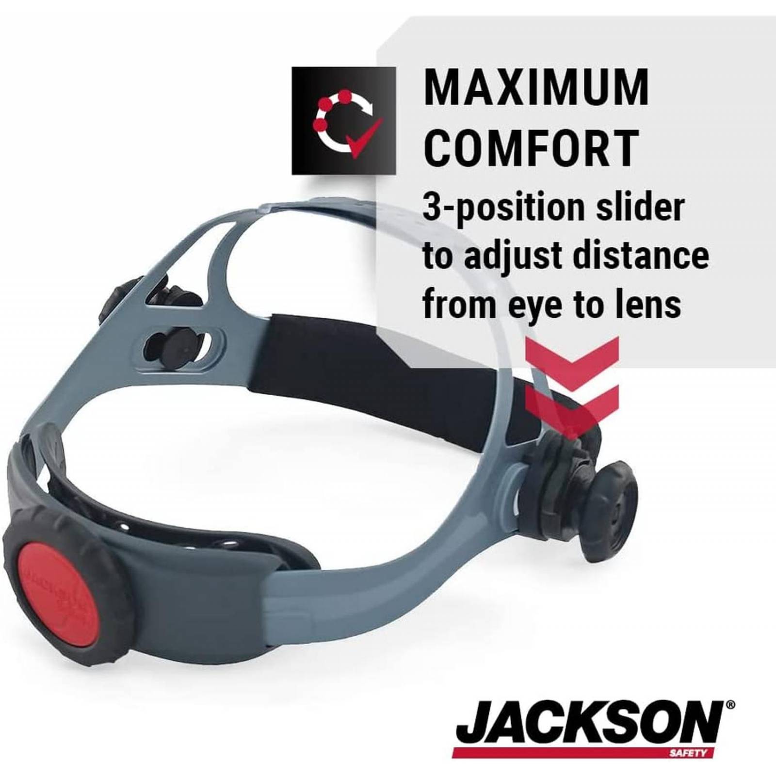 Jackson Safety 370 pieza de repuesto para casco - Accesorios para casco de soldadura - Ajustable - N