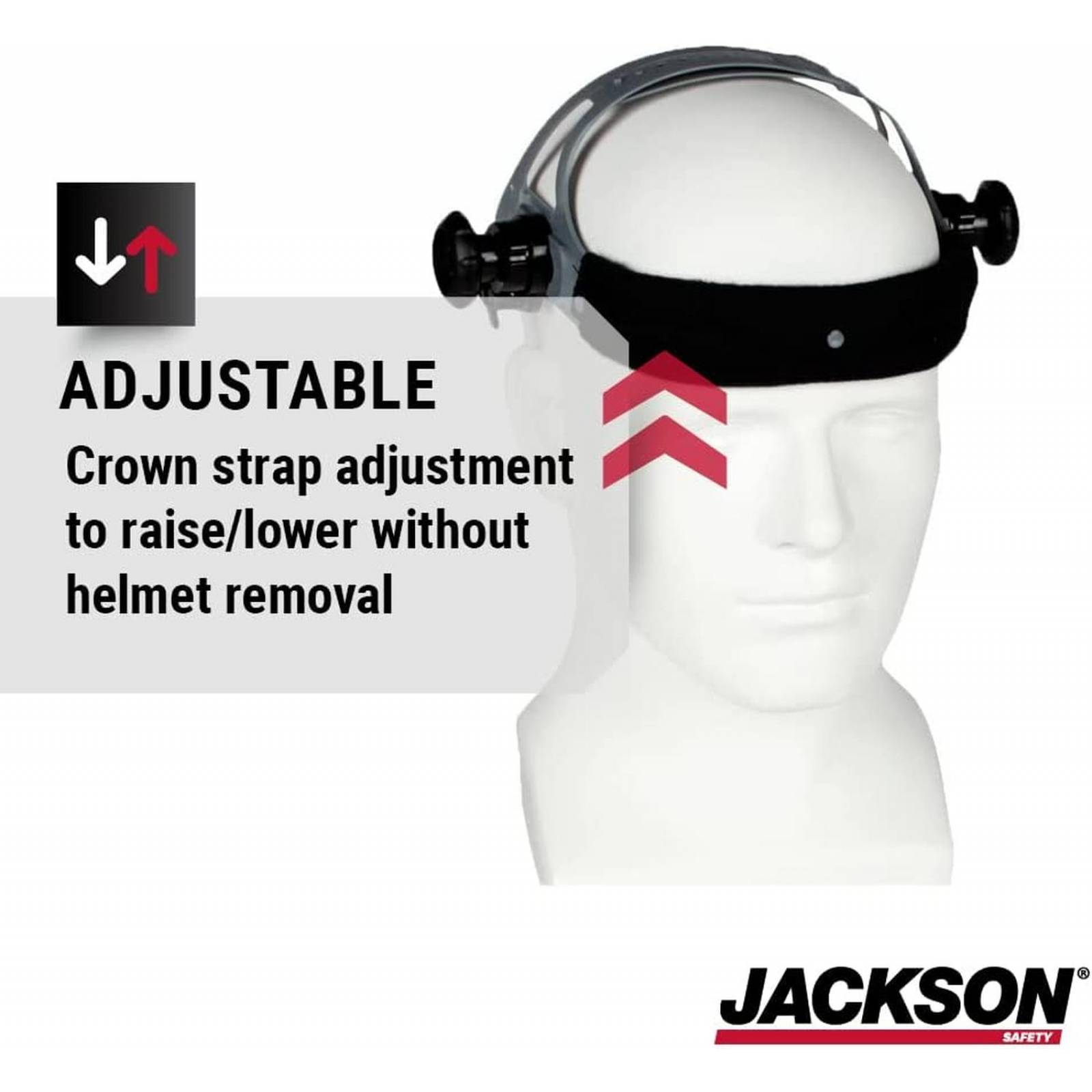 Jackson Safety 370 pieza de repuesto para casco - Accesorios para casco de soldadura - Ajustable - N