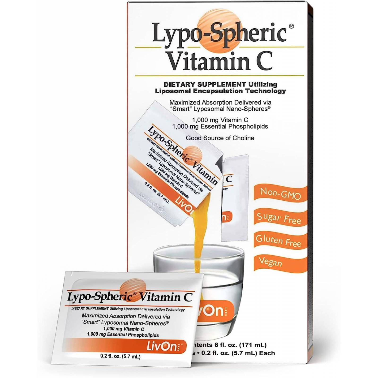 Lypo-spheric, Vitamina C (paquete De 30) 