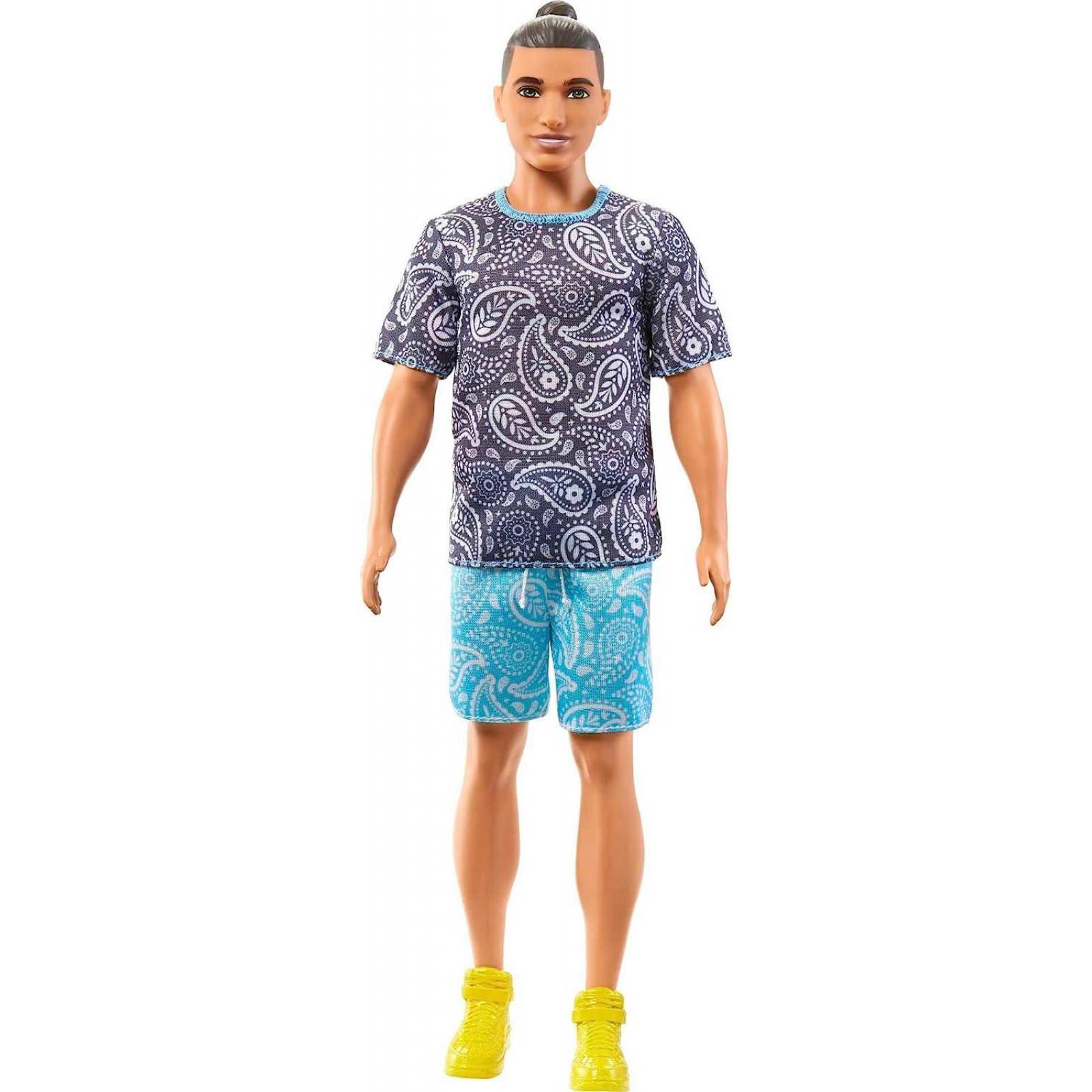 Barbie Ken Fashionistas #204 con moño de hombre 