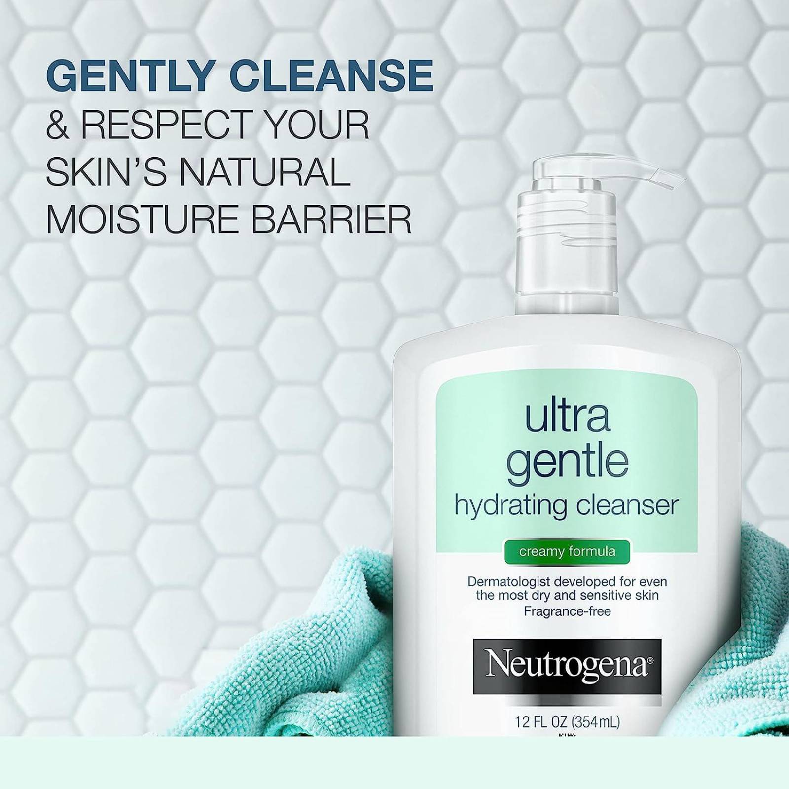 Neutrogena Ultra Gentle Hydrating Cleanser, 12 Onzas 