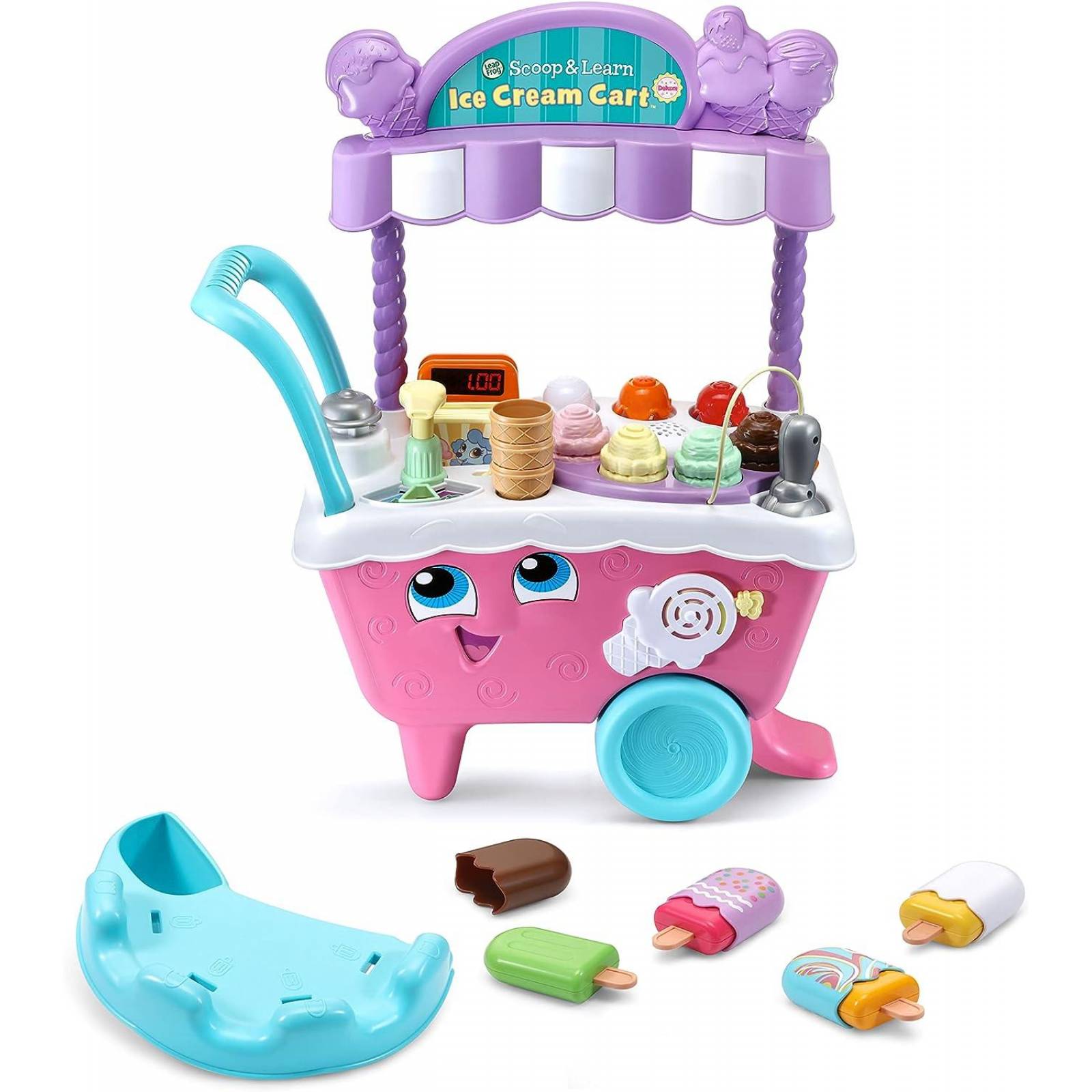 LeapFrog Scoop and Learn - Carrito de Helado (ROSA) 