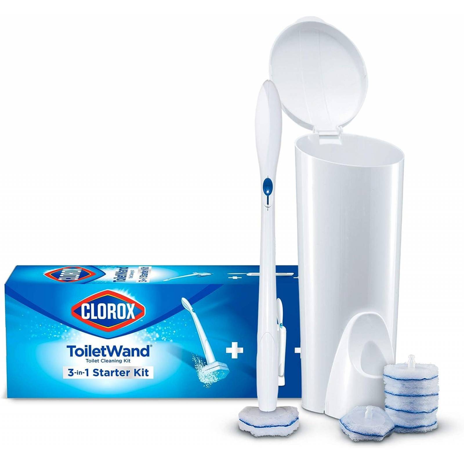 Clorox ToiletWand Sistema de limpieza de inodoros desechables 