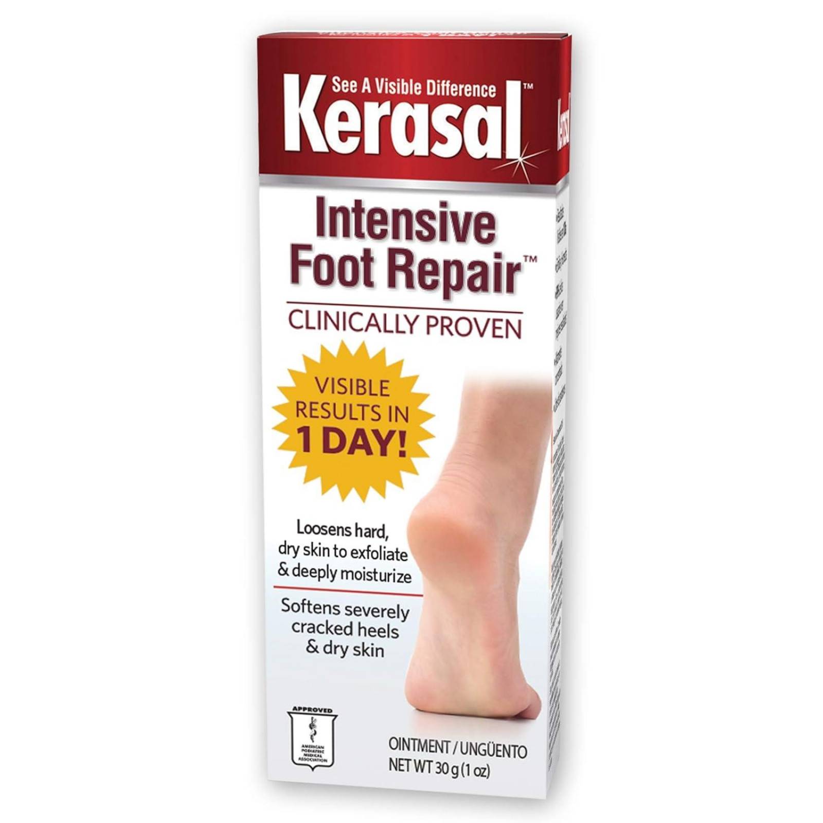 Kerasal, reparación intensiva de pies ungüento 1 oz 