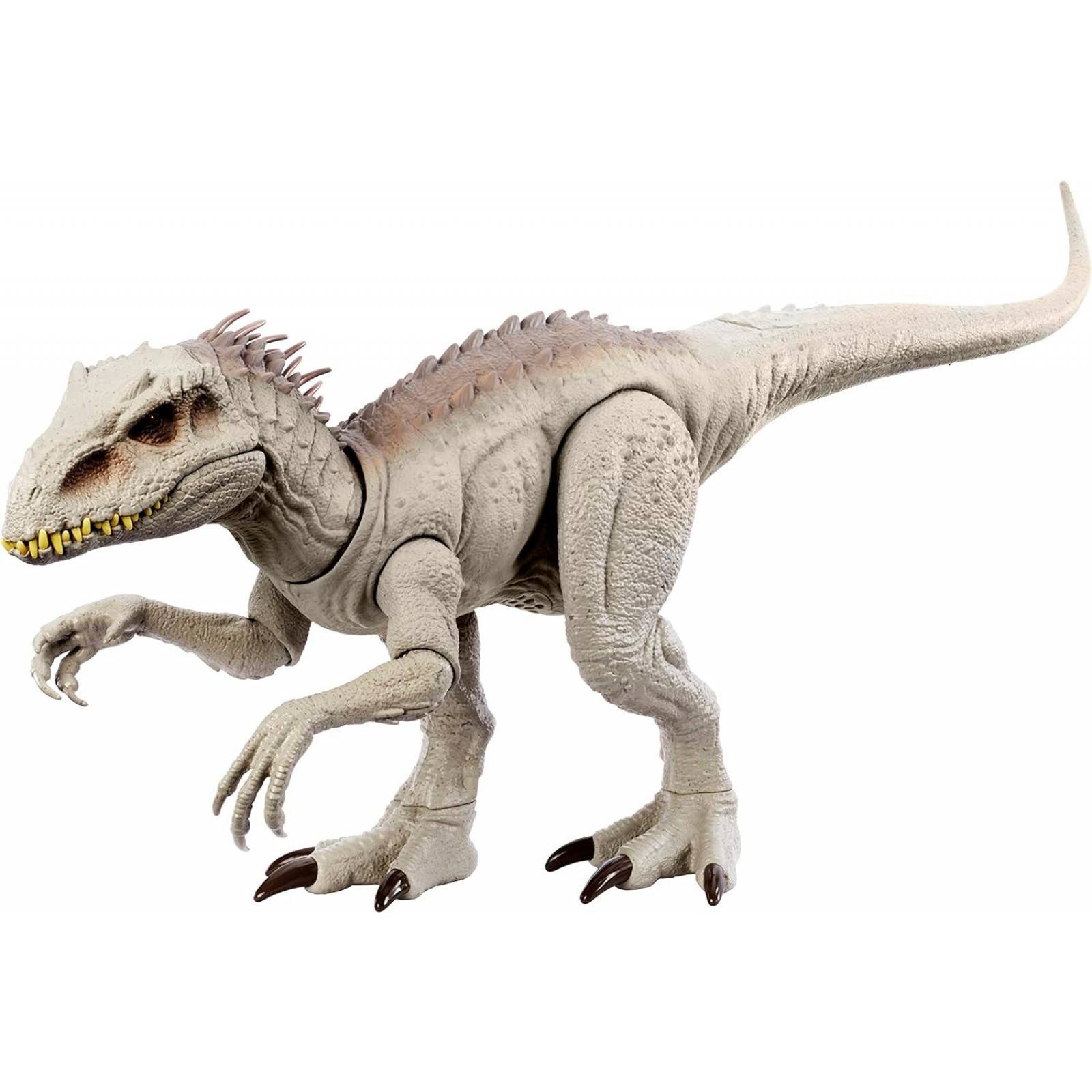 Jurassic World Indominus Rex CAMUFLAJE Y COMBATE, luces y sonido 