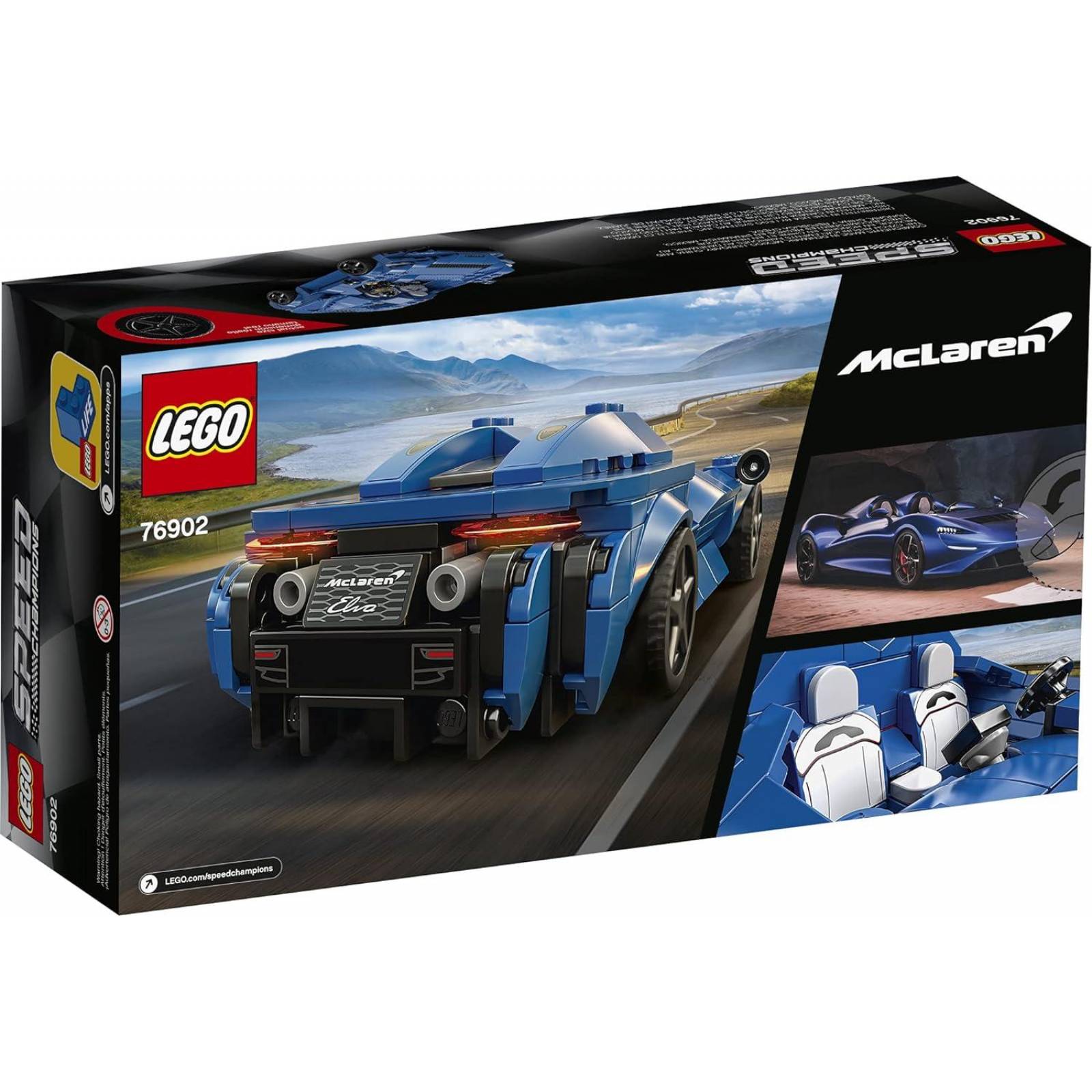LEGO Kit de construcción Speed Champions 76902 McLaren Elva 