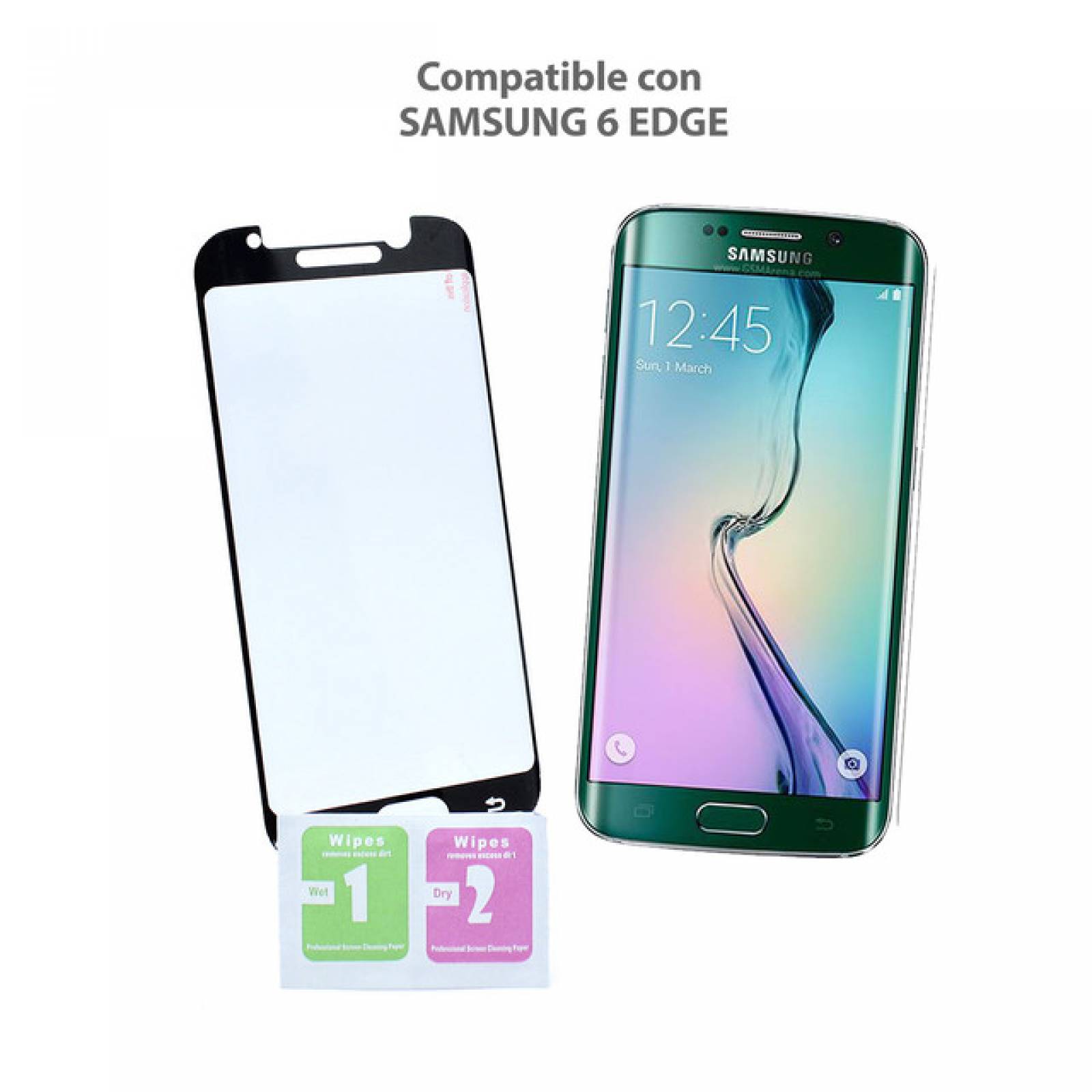 Mica Full Glue Samsung Galaxy S6 EDGE