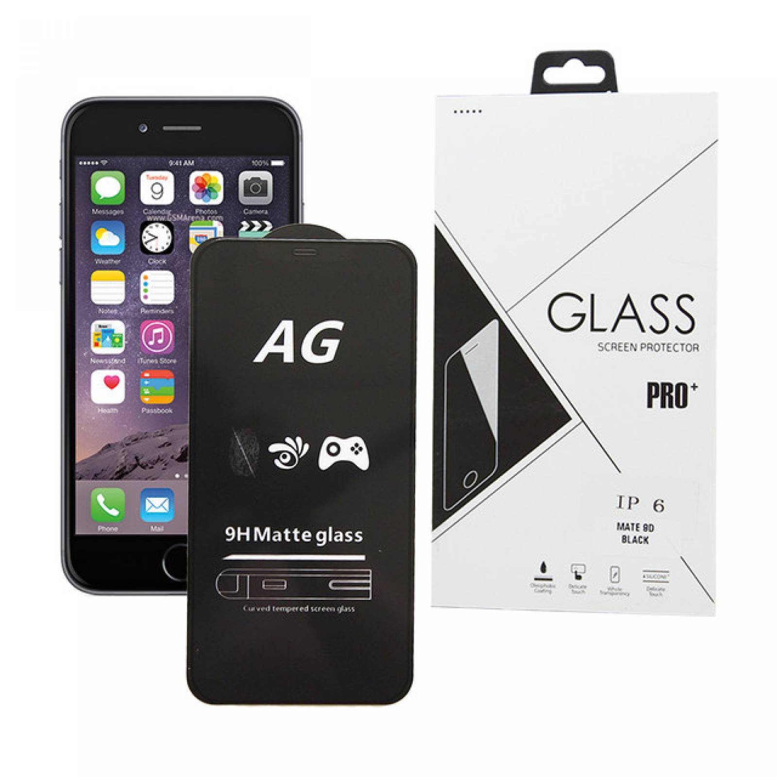 Mica Mate 9D iPhone 6 NEGRO