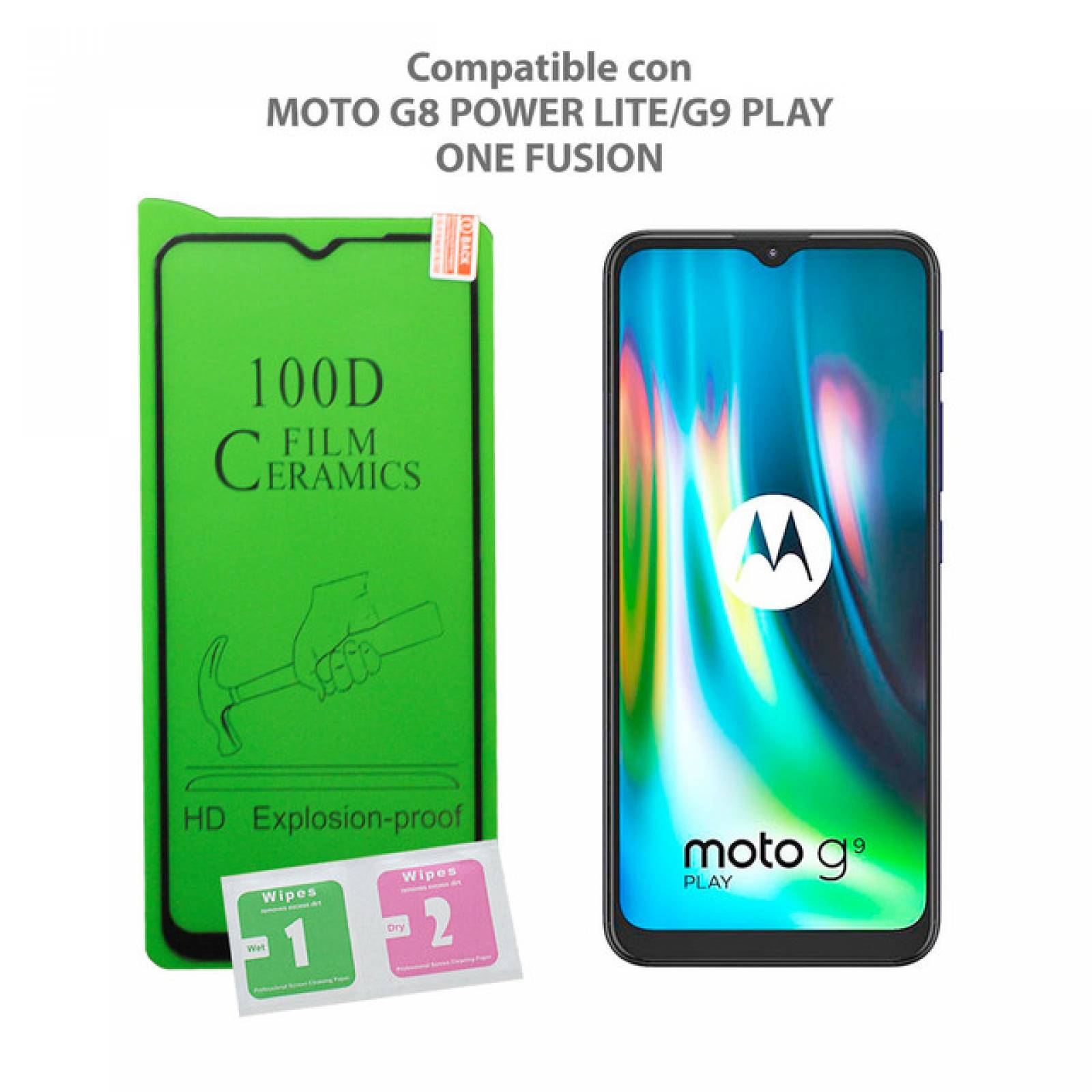 Mica Ceramica Motorola G8 POWER LITE / G9 PLAY / ONE FUSION