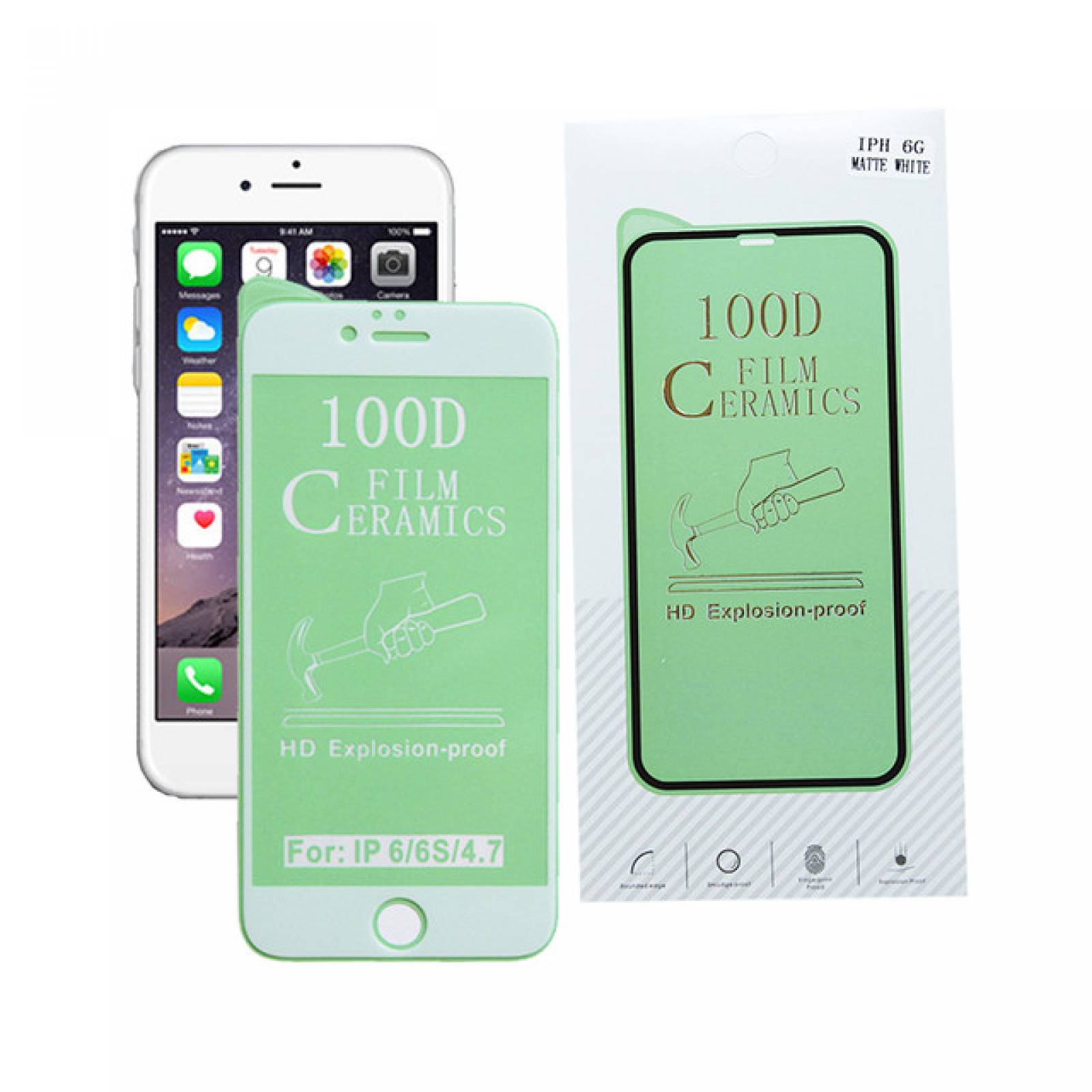 Mica Ceramica iPhone 6 BLANCO