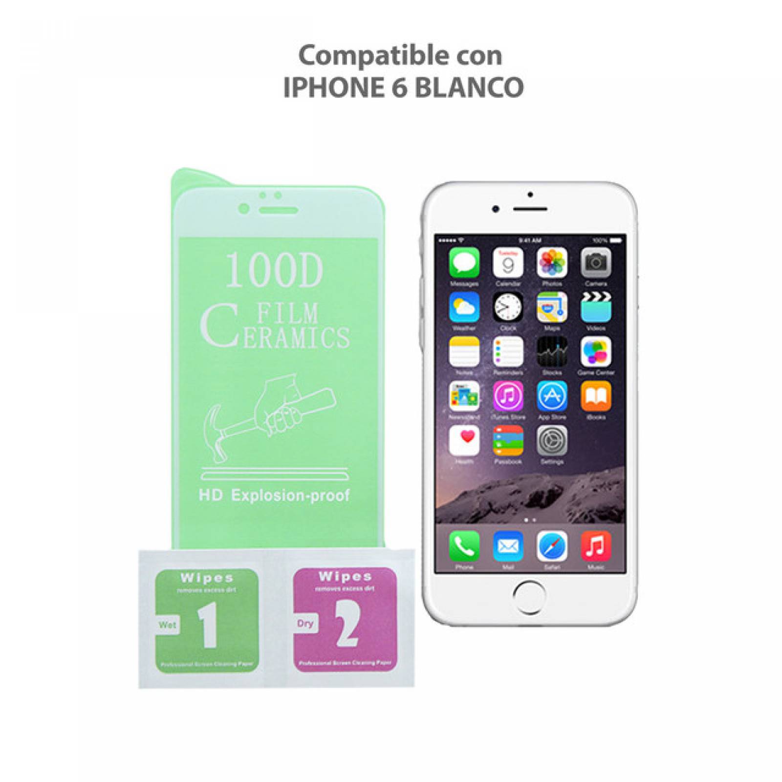 Mica Ceramica iPhone 6 BLANCO