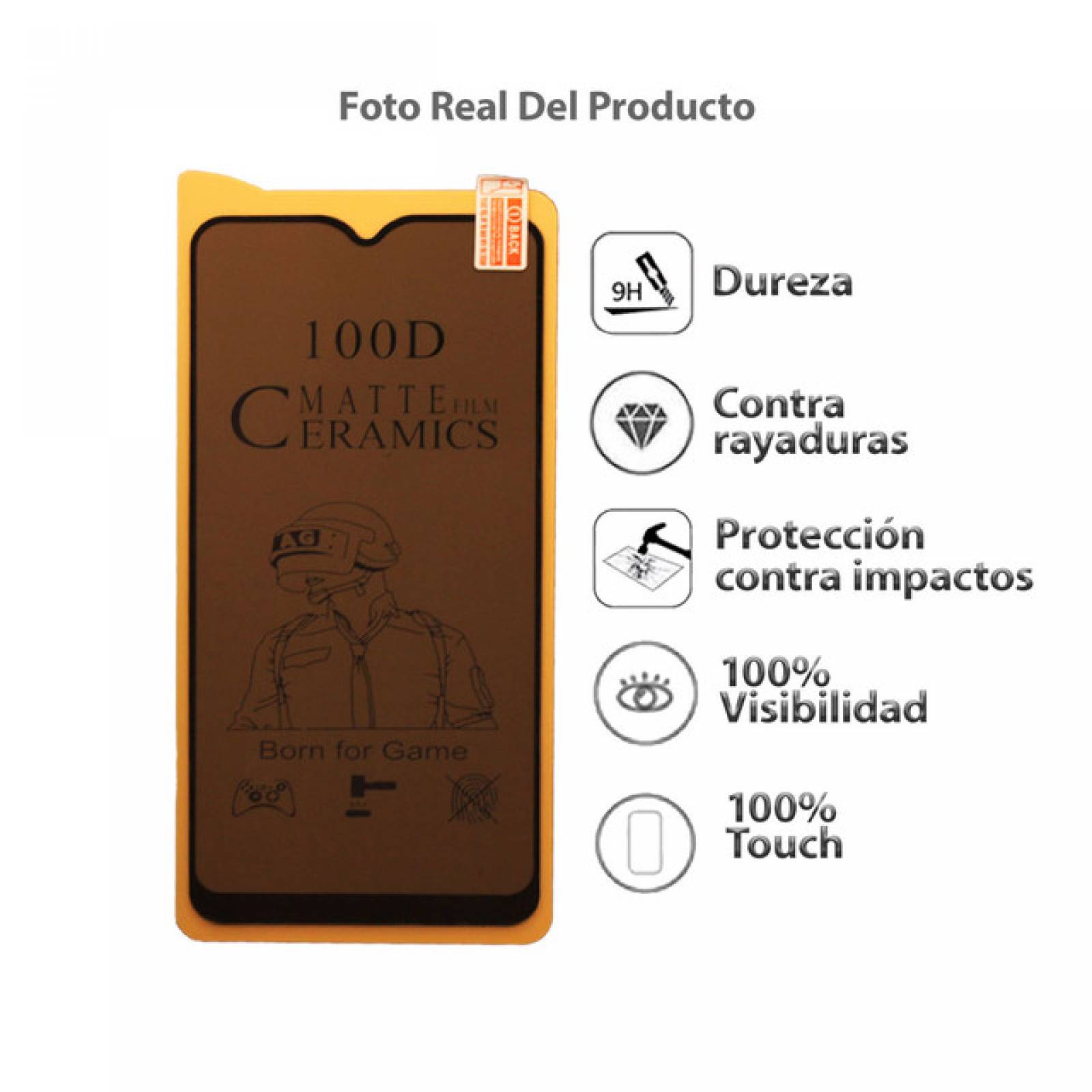 Mica Privacidad Ceramica Mate Motorola G8 PLAY