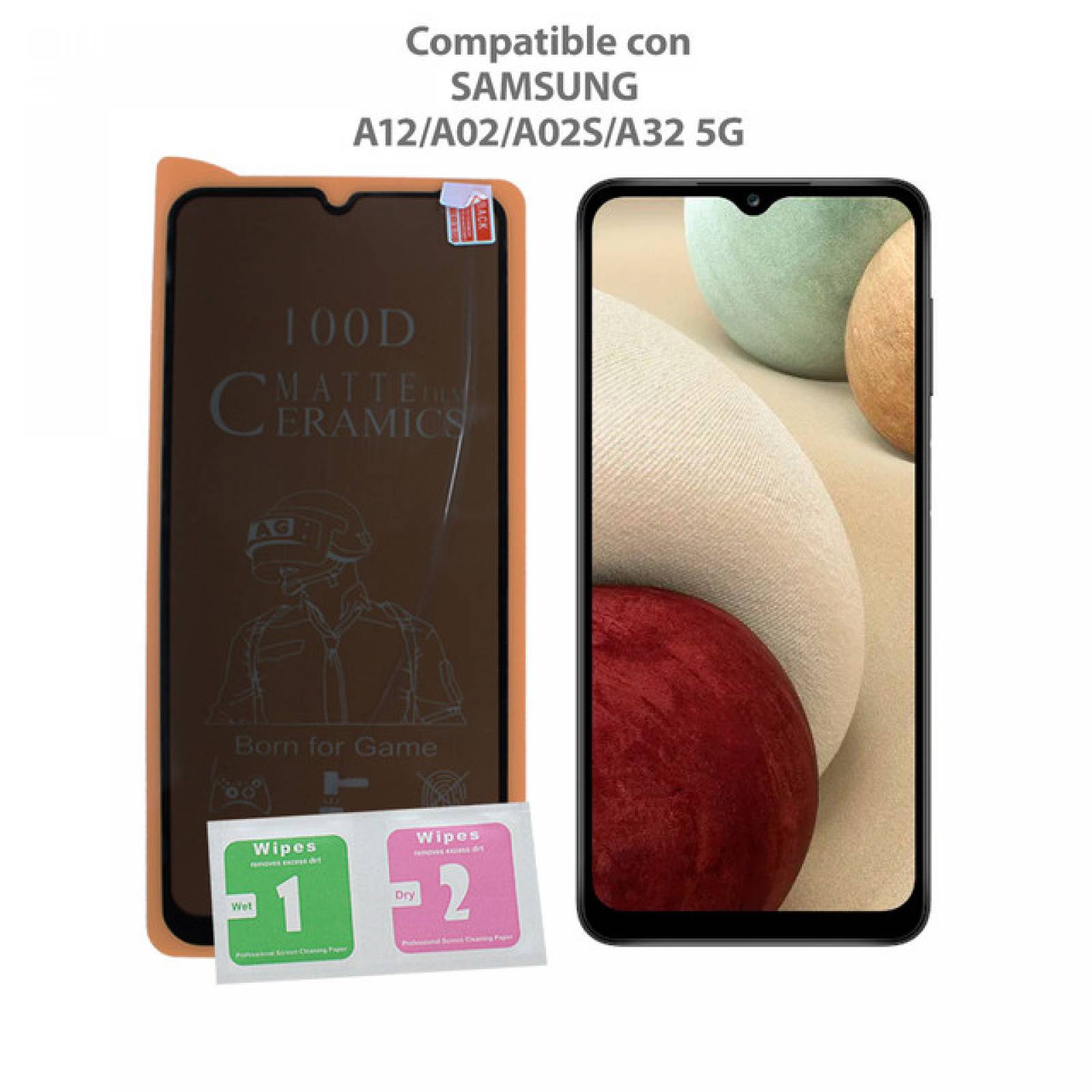 Mica Privacidad Ceramica Mate Samsung A12 /A30 /A50 /A30s /A32 5G