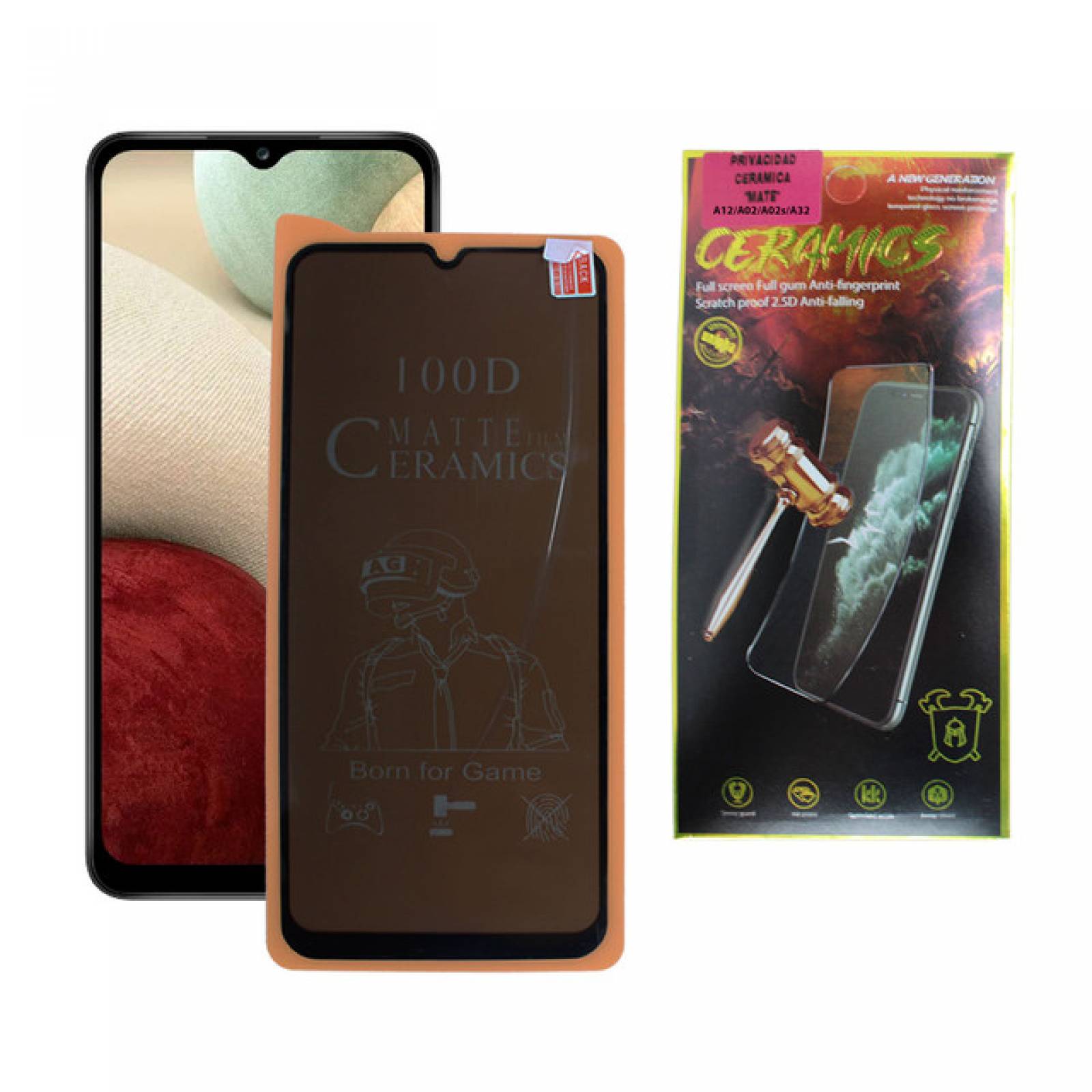 Mica Privacidad Ceramica Mate Samsung A12 /A30 /A50 /A30s /A32 5G