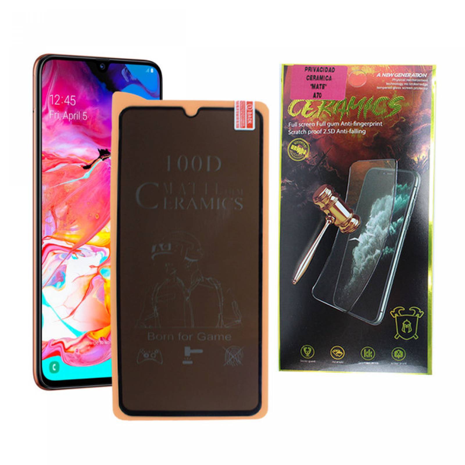 Mica Privacidad Ceramica Mate Samsung A70