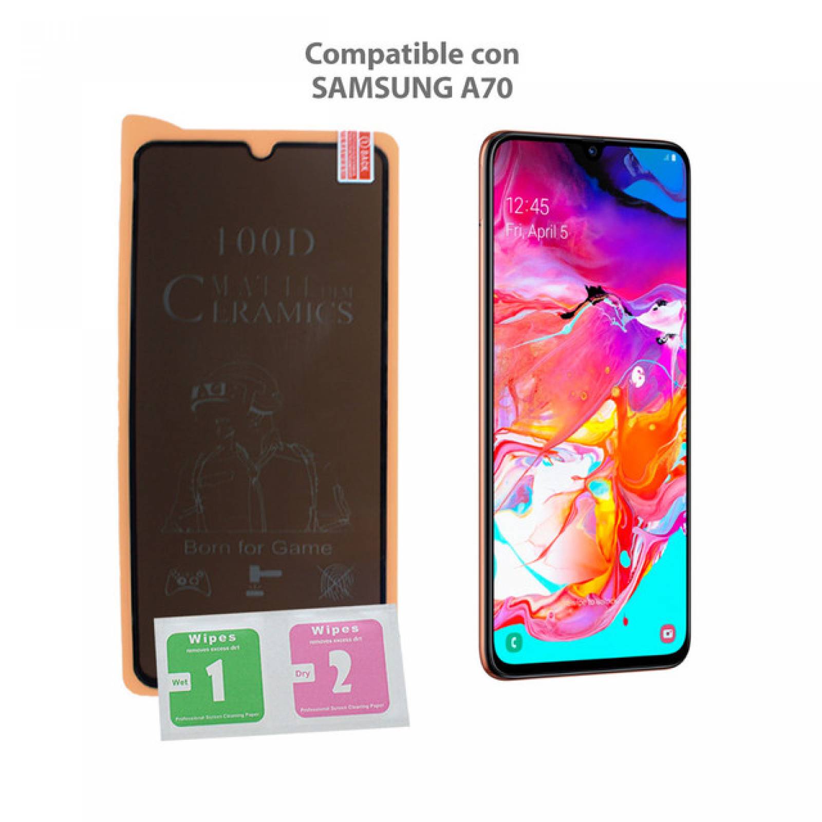 Mica Privacidad Ceramica Mate Samsung A70