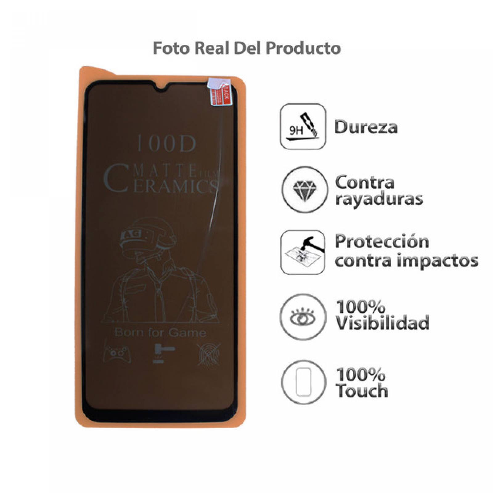 Mica Privacidad Ceramica Mate Motorola G10 / G30