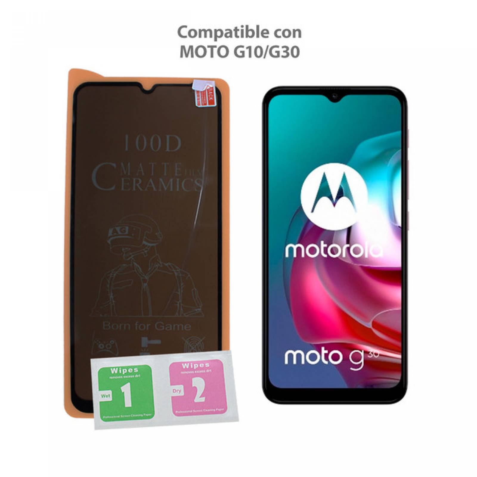 Mica Privacidad Ceramica Mate Motorola G10 / G30