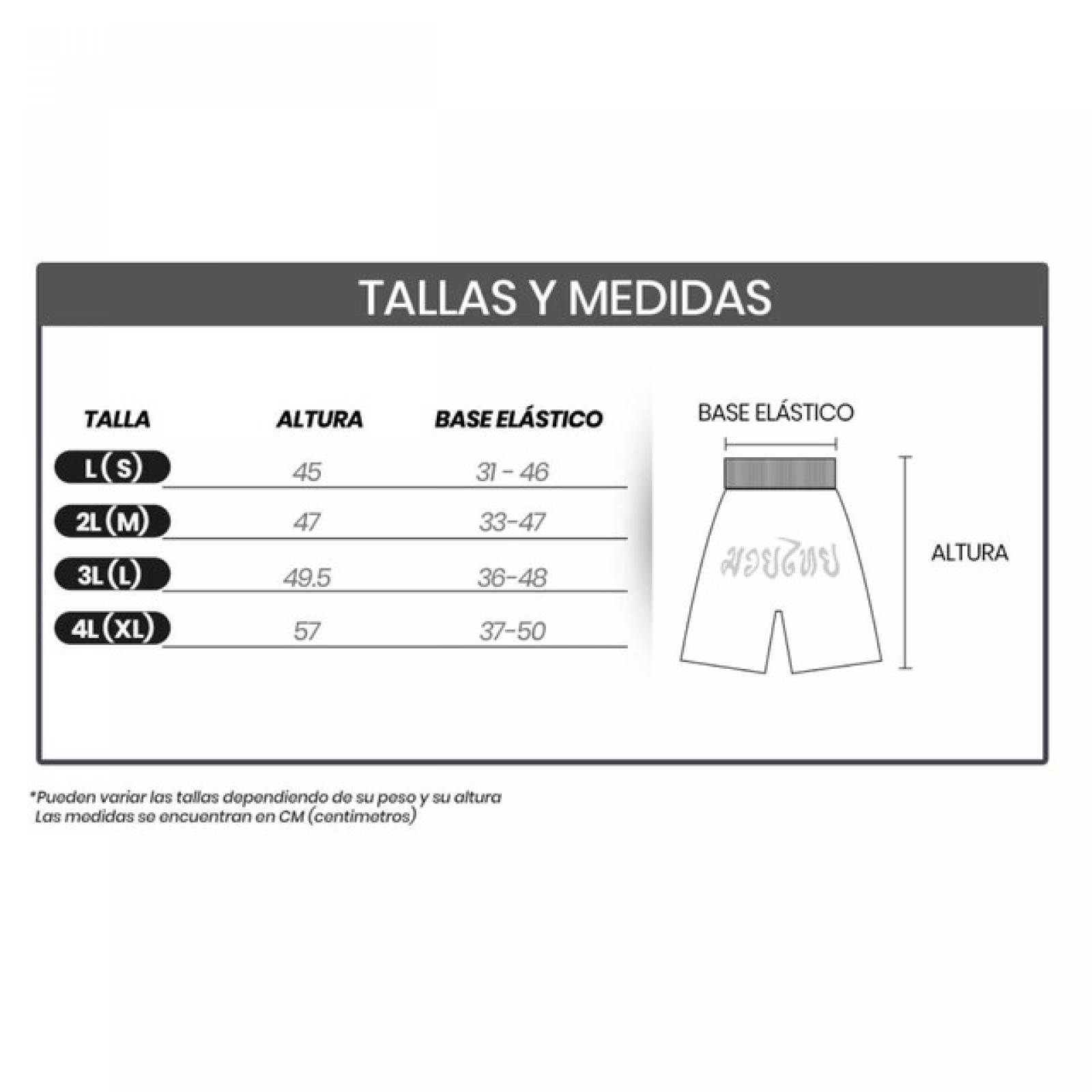 Short Profesional Asiana Para Mma Box Muay Thai Kick Boxing Blanco Con Negro