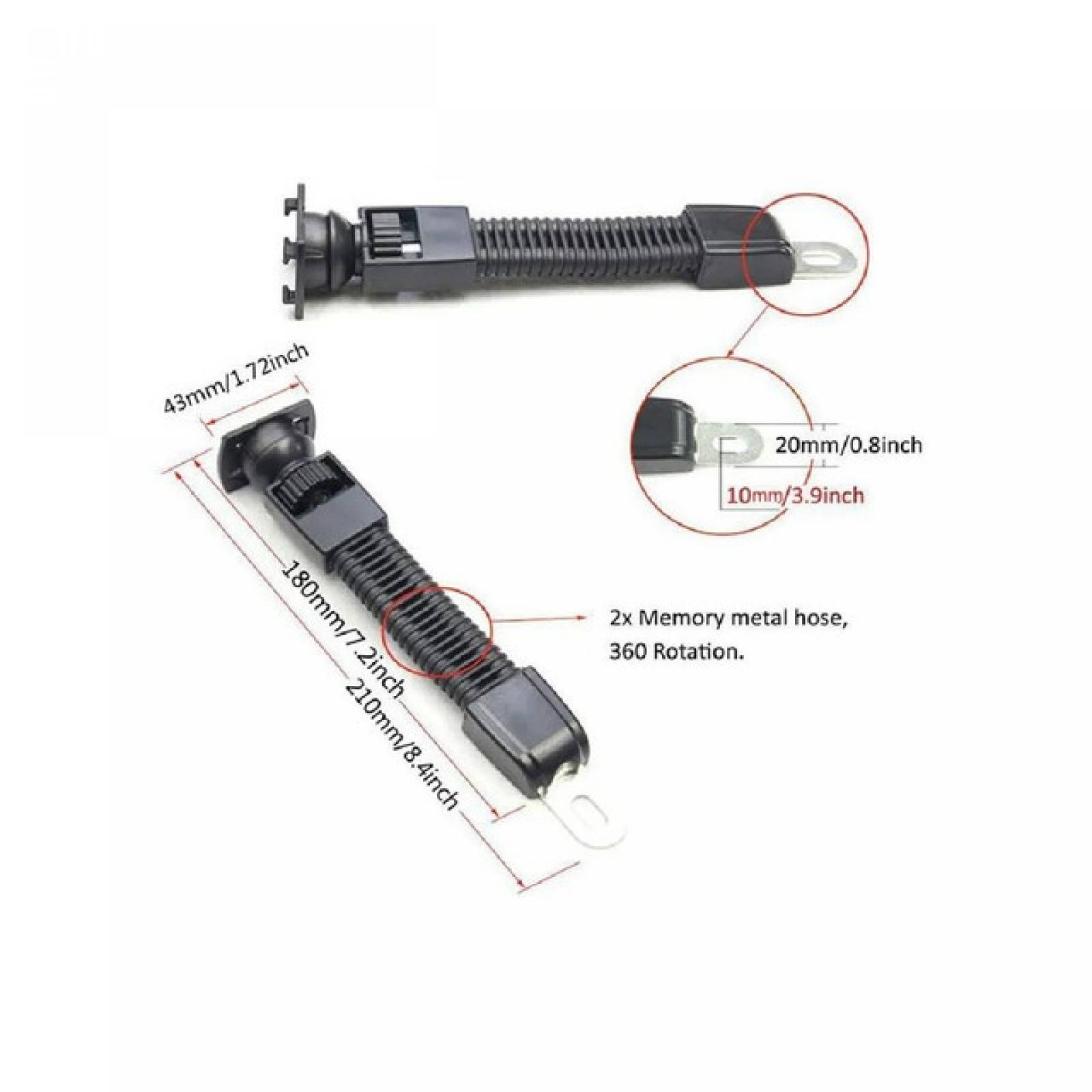 Soporte Para Celular Moto Espejo Impermeable