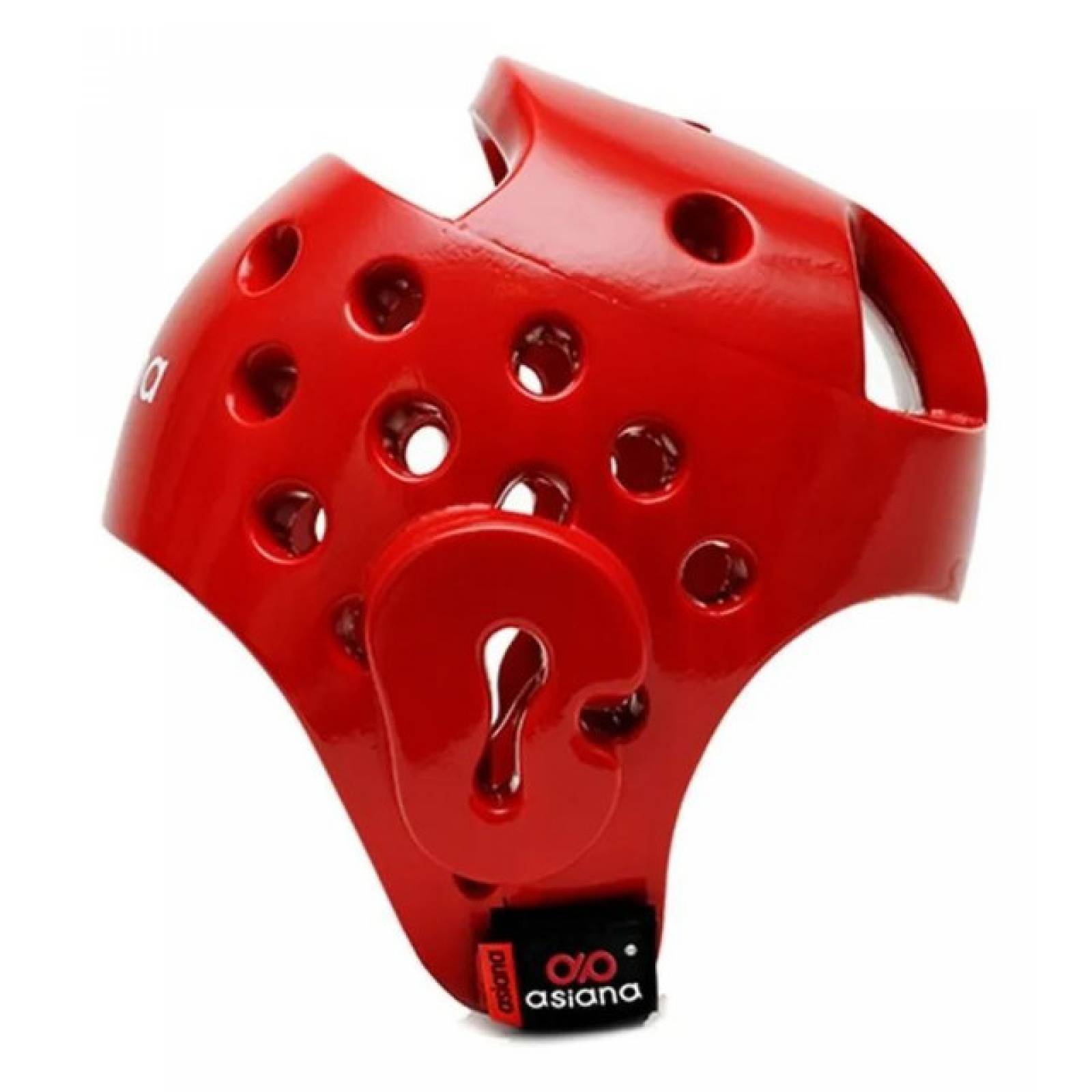 Careta Abierta Para Taekwondo Asiana Azul Rojo