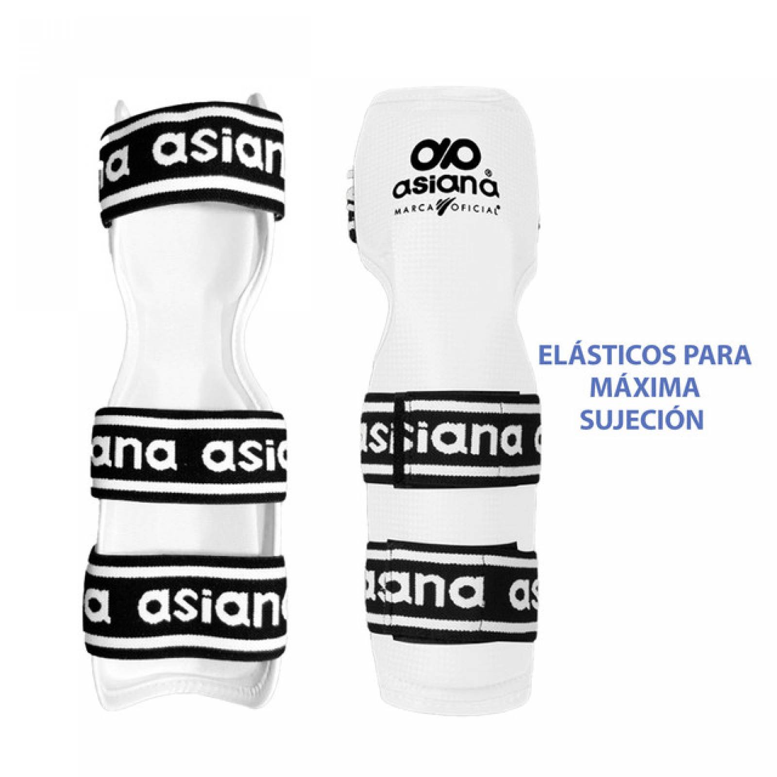 Coderas Entrenamiento Taekwondo Rojo Azul Blanco Negro Asiana