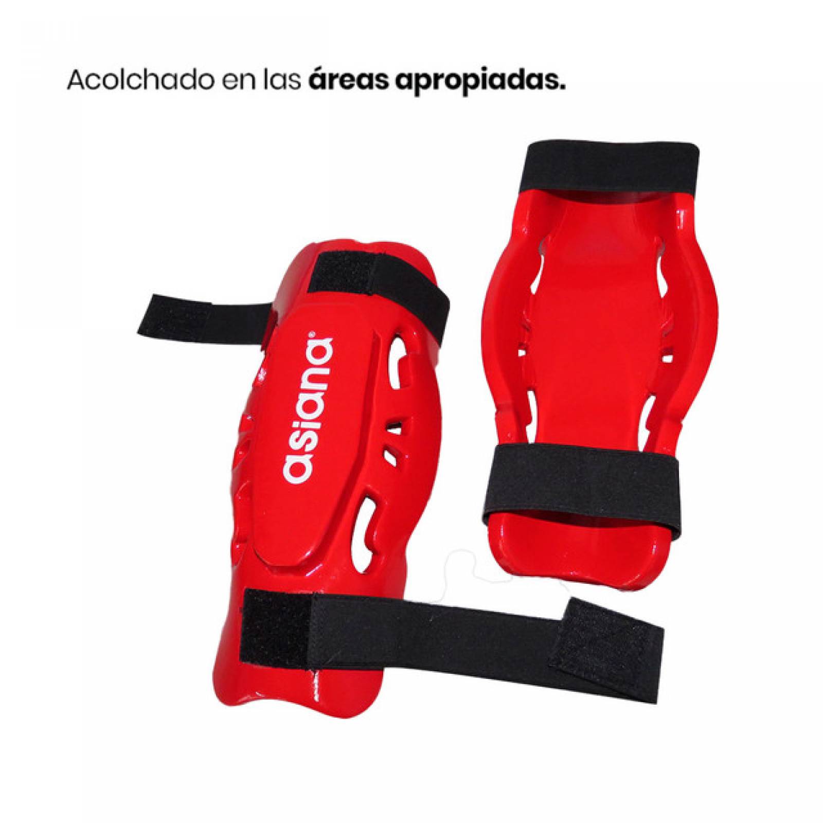 Espinilleras Cortas Entrenamiento Taekwondo Asiana