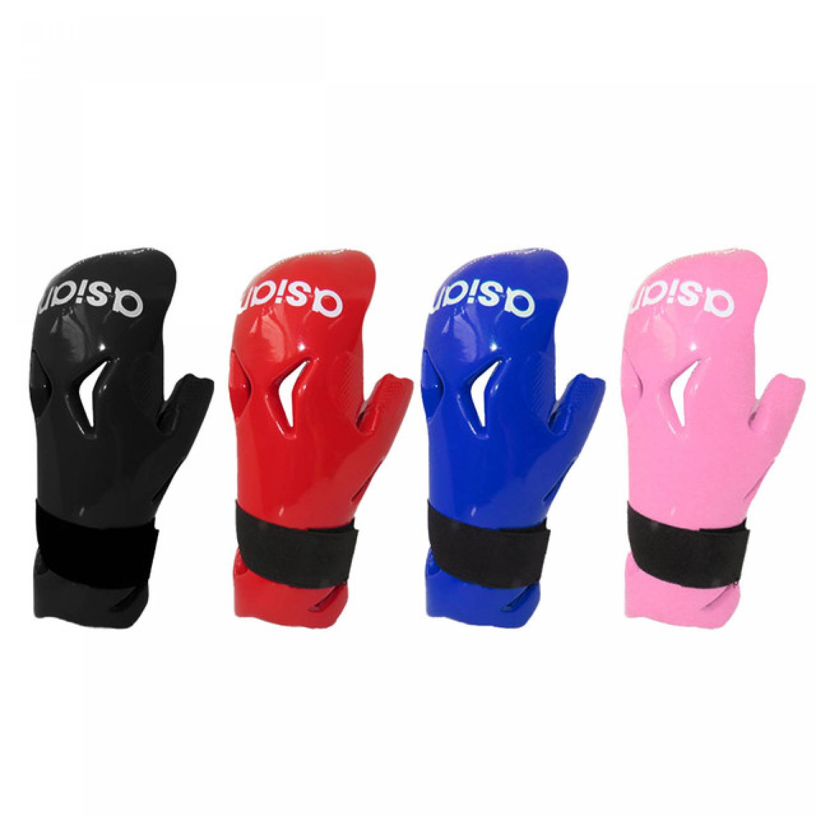 Guantes Entrenamiento Karate Rojo Azul Negro Rosa Asiana