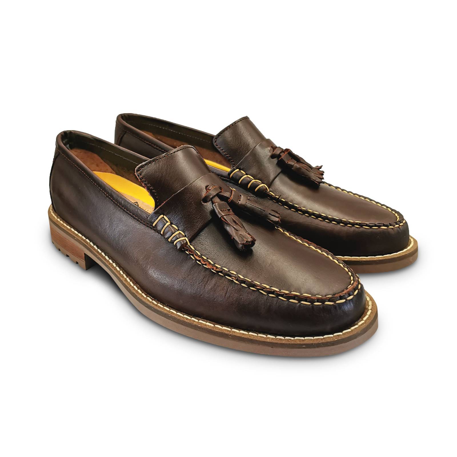 Thomas Randem Mocasin Zapato Vestir Boston Randem Chocolate