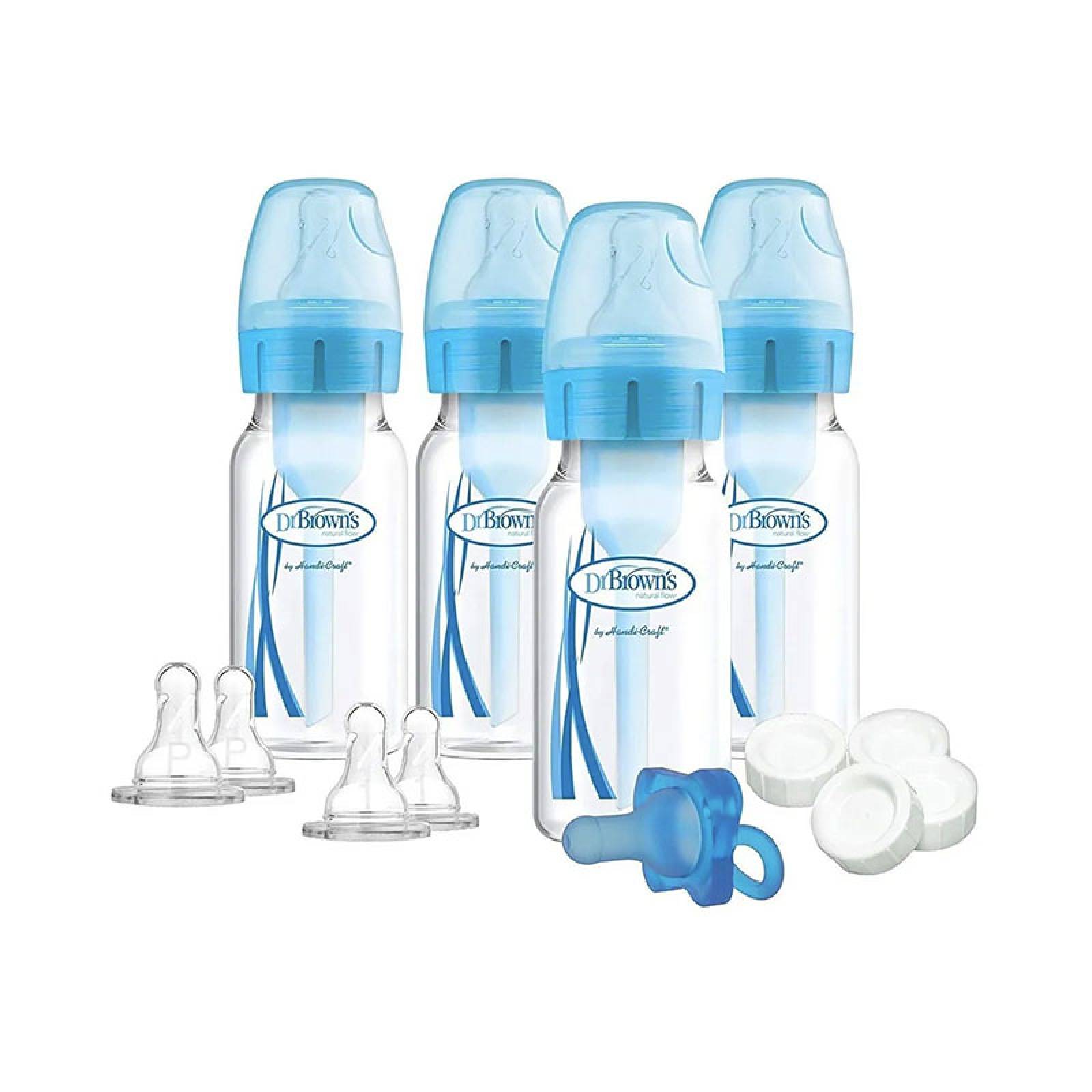 Biberones Dr Brown's Options Recién Nacido Prematuro Azul