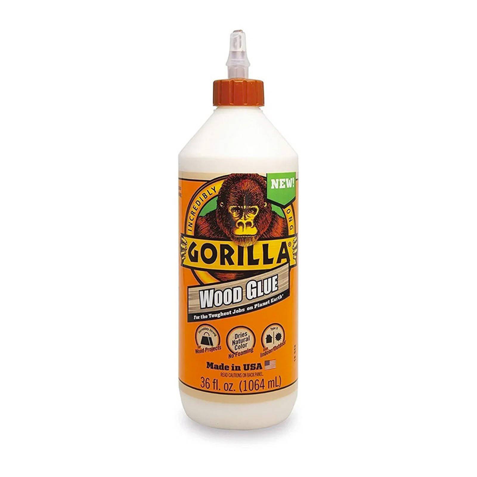 Pegamento Gorilla Wood Glue para Madera 36 oz Litro