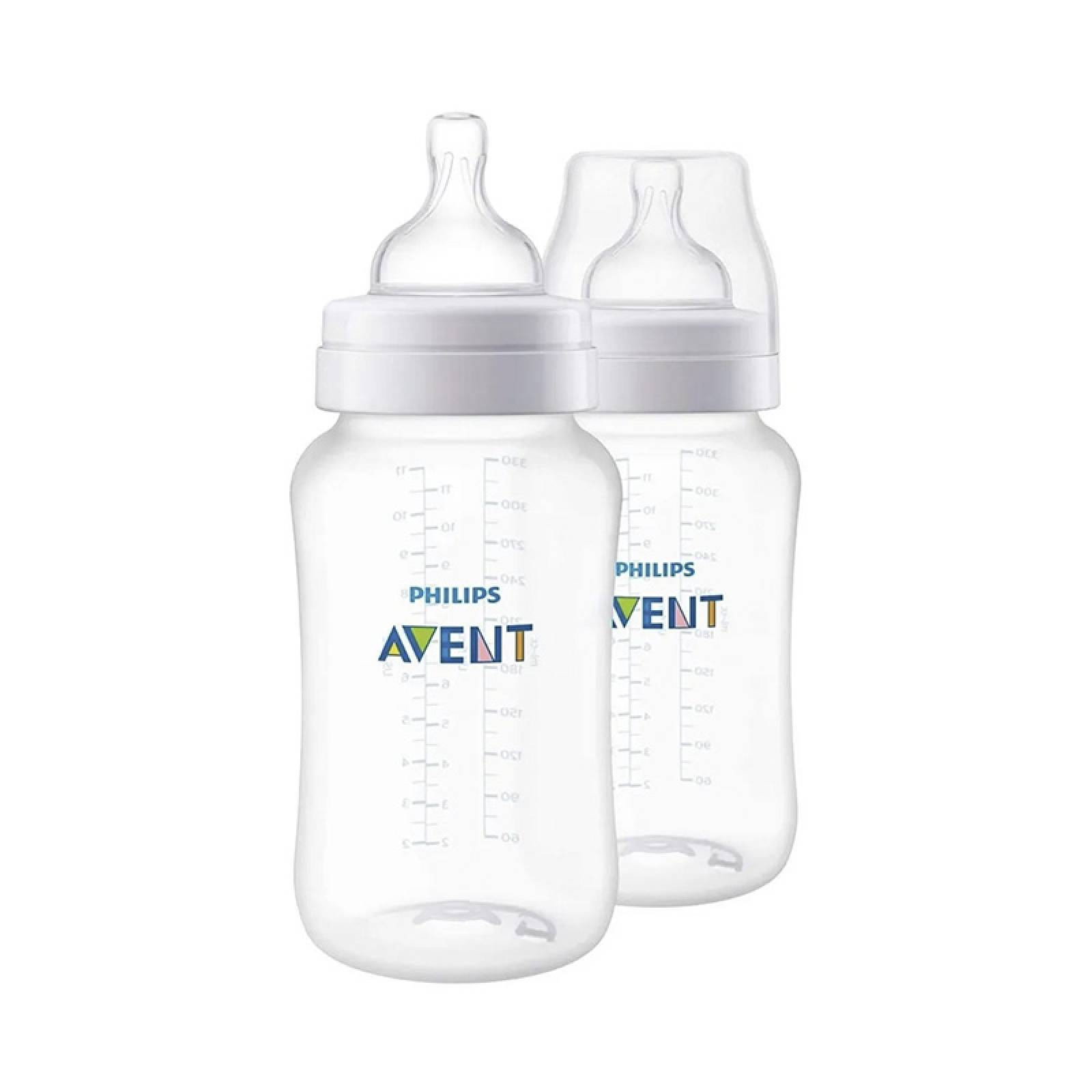 Biberones Avent Anticólicos AirFree 4 Piezas 9oz SCF403/44