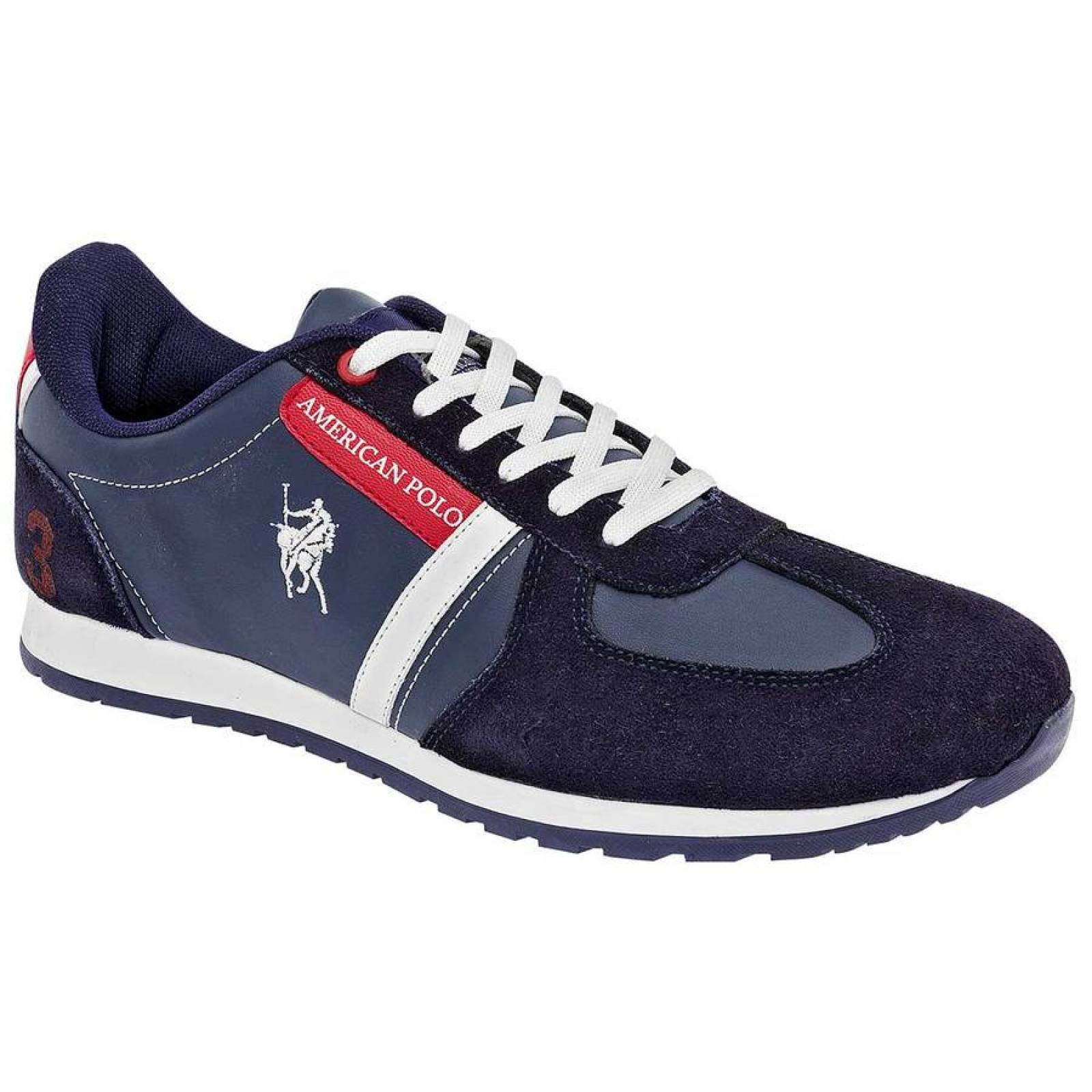 TENIS URBANO AMERICAN POLO 2168 Color Marino para Hombre Jx2