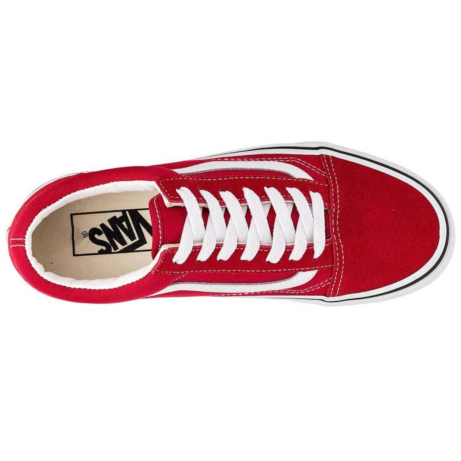 vans rojos para hombre