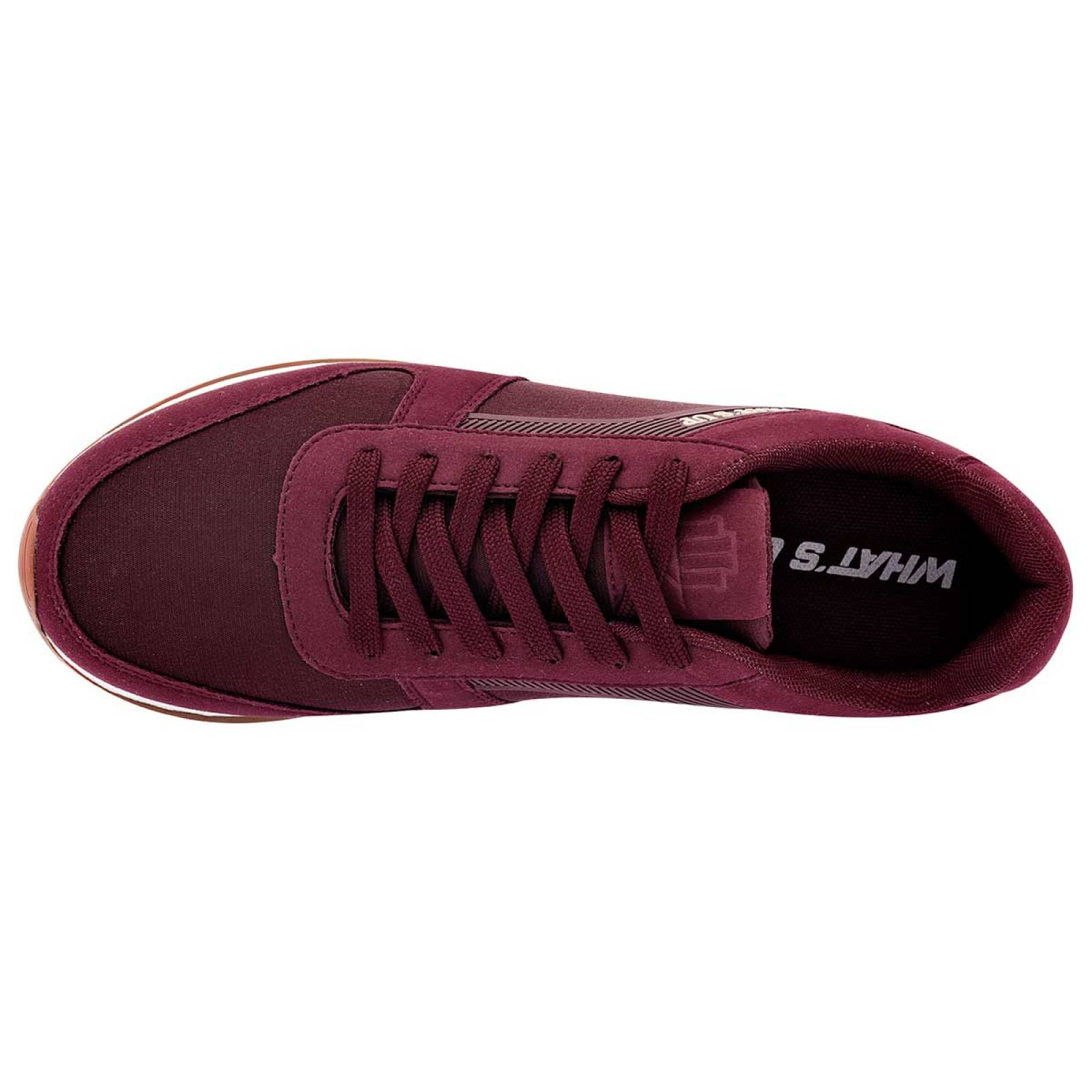 Tenis color vino hombre hot sale