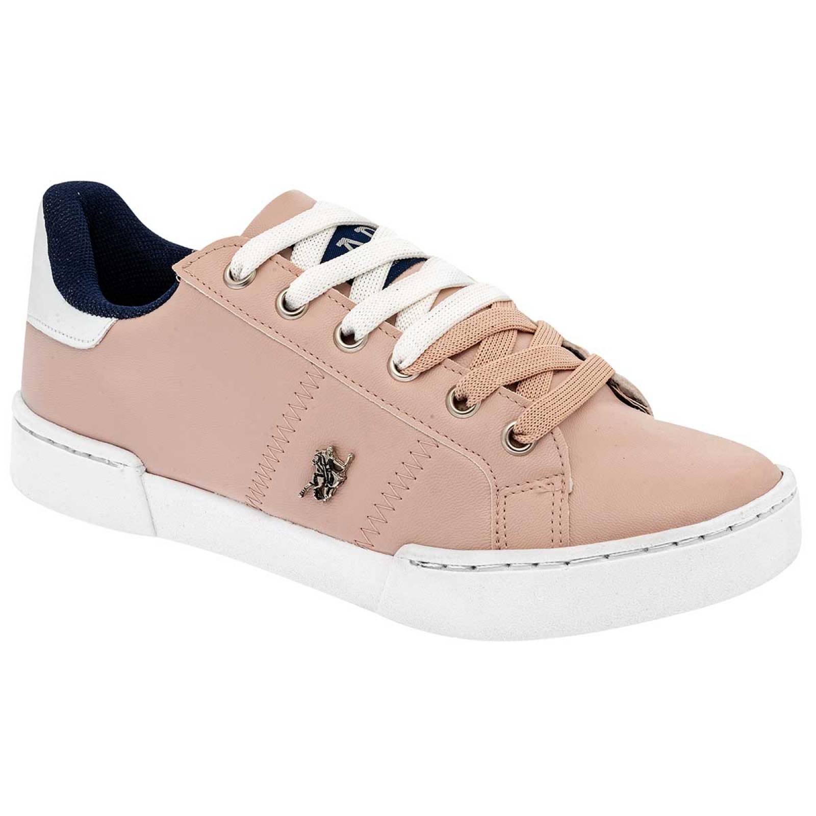 TENIS URBANO AMERICAN POLO 2302 Color Rosa para Mujer Jx2