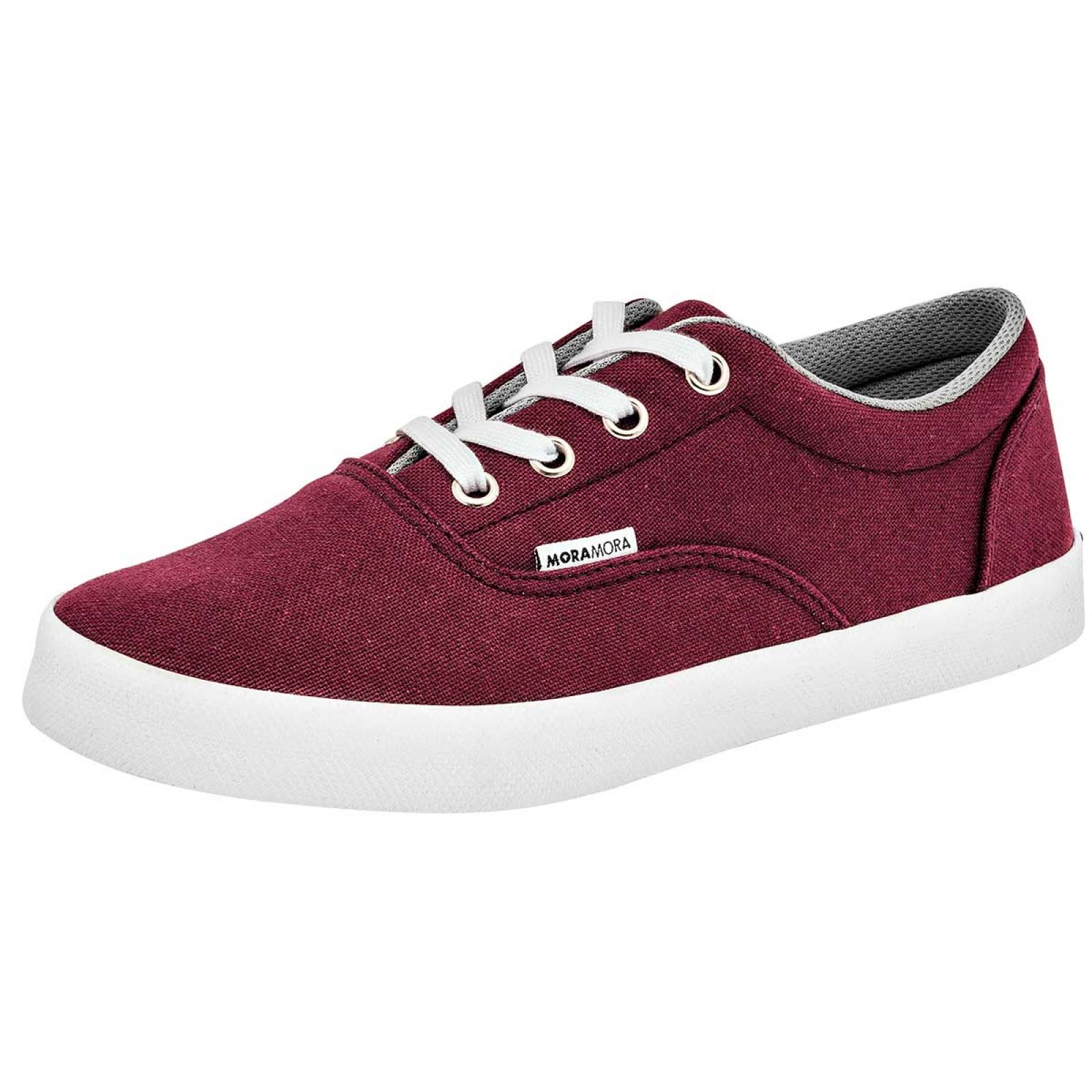 TENIS URBANO MORAMORA 152022 Color Vino para Joven Jx2