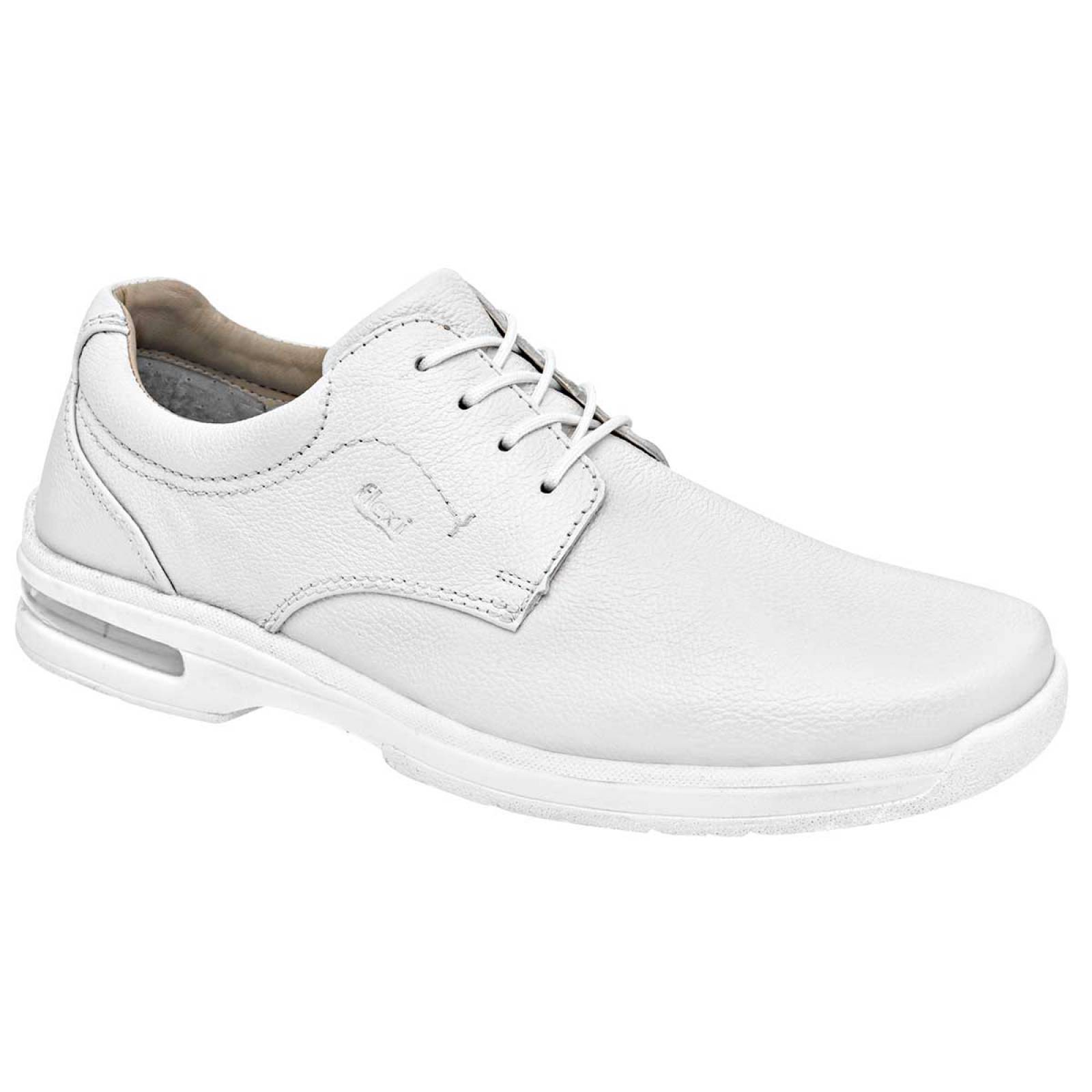 CALZADO ESPECIALIZADO FLEXI 402801 Color Blanco para Hombre Jx2