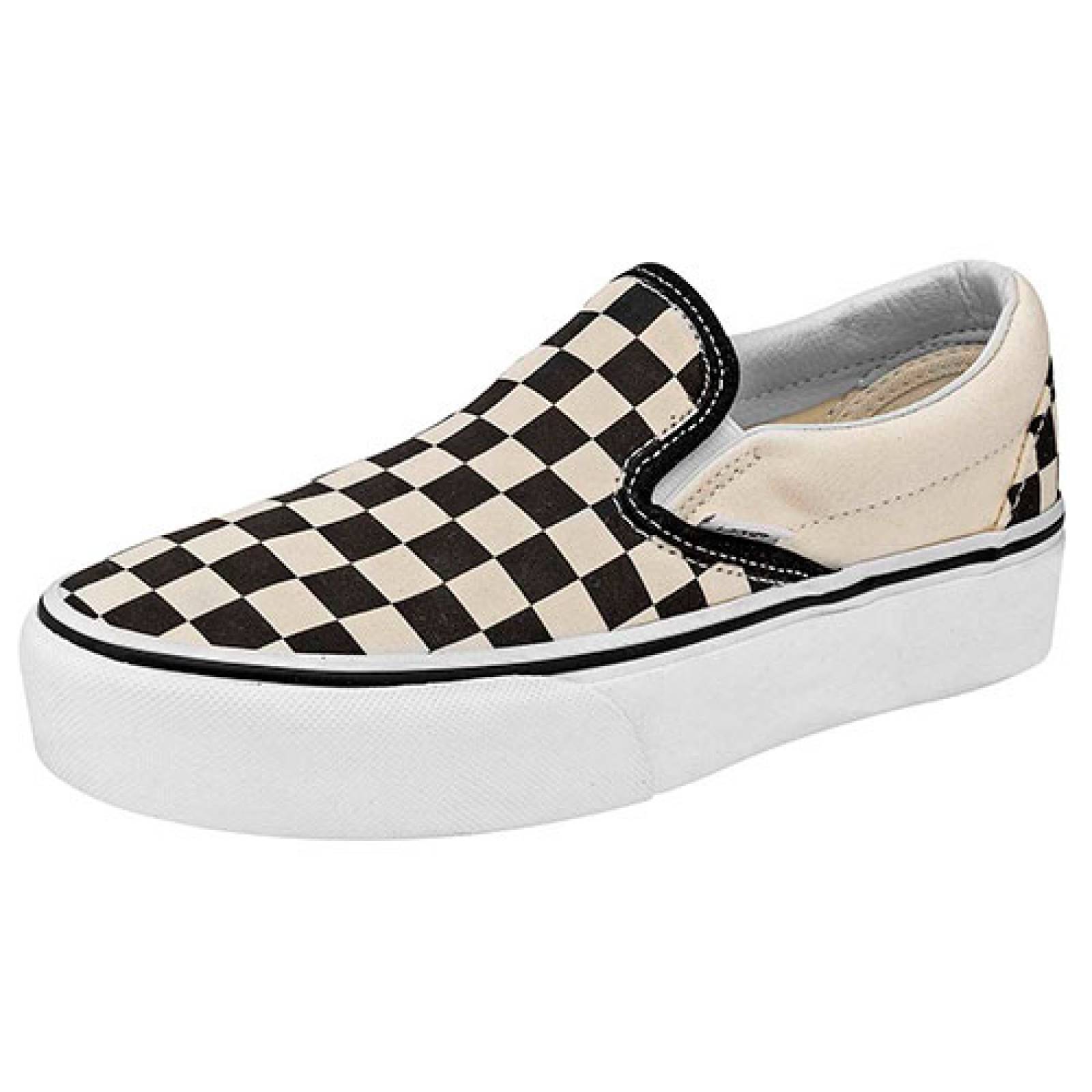 TENIS URBANO VANS VN00018EB Color Beige para Mujer Jx2