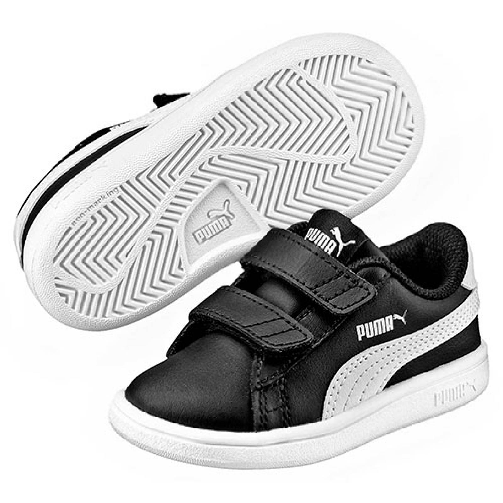 Tenis puma negro online para niño