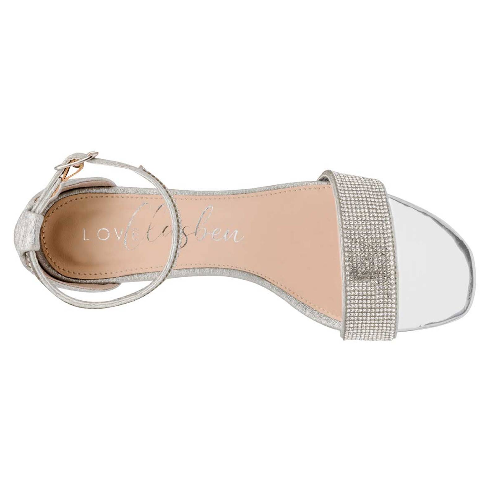 ZAPATO PARA GRADUACION Para Mujer Clasben 826779  Color Gris -1 J4